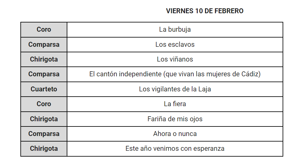 viernes