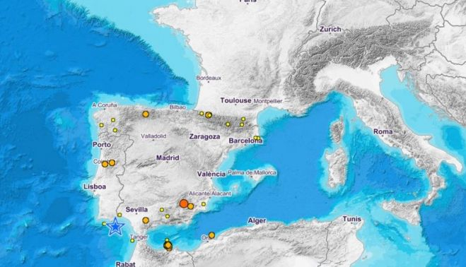 Mapa sísmico 6 febrero 2023