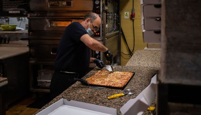 Pizzería Caruso.  MANU GARCIA