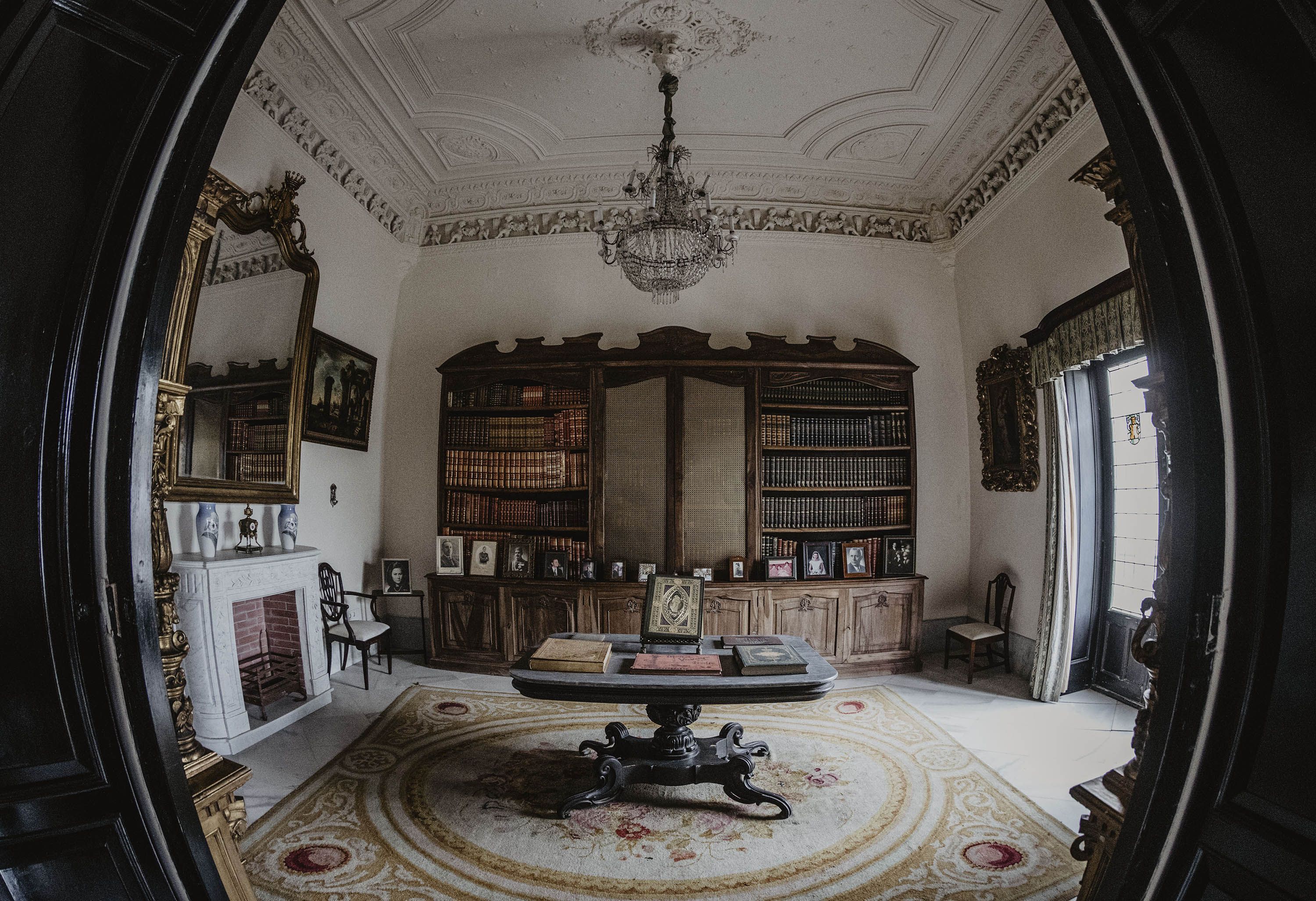 La biblioteca.   ESTEBAN
