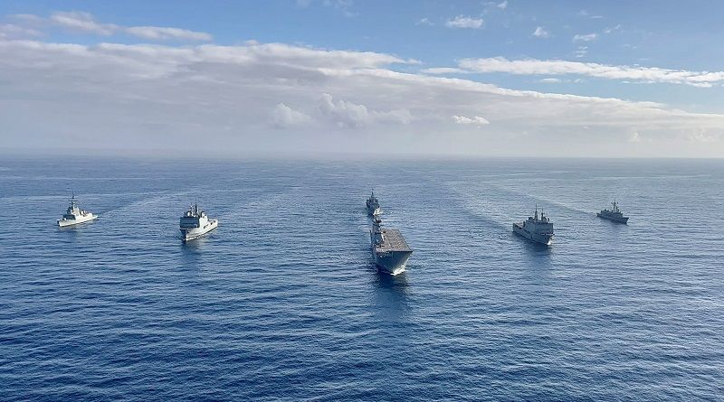 Grupo anfibio #Dédalo23 en el Mediterráneo. ARMADA