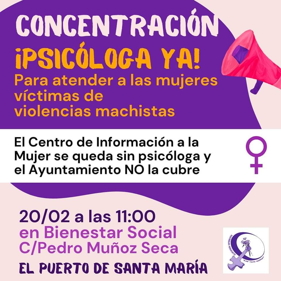 Cartel de la concentración. 