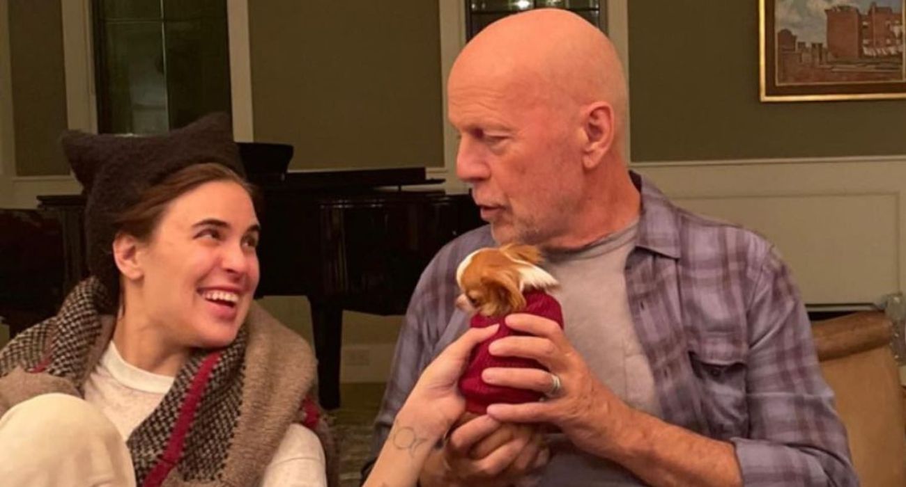 Bruce Willis, en una estampa familiar reciente.