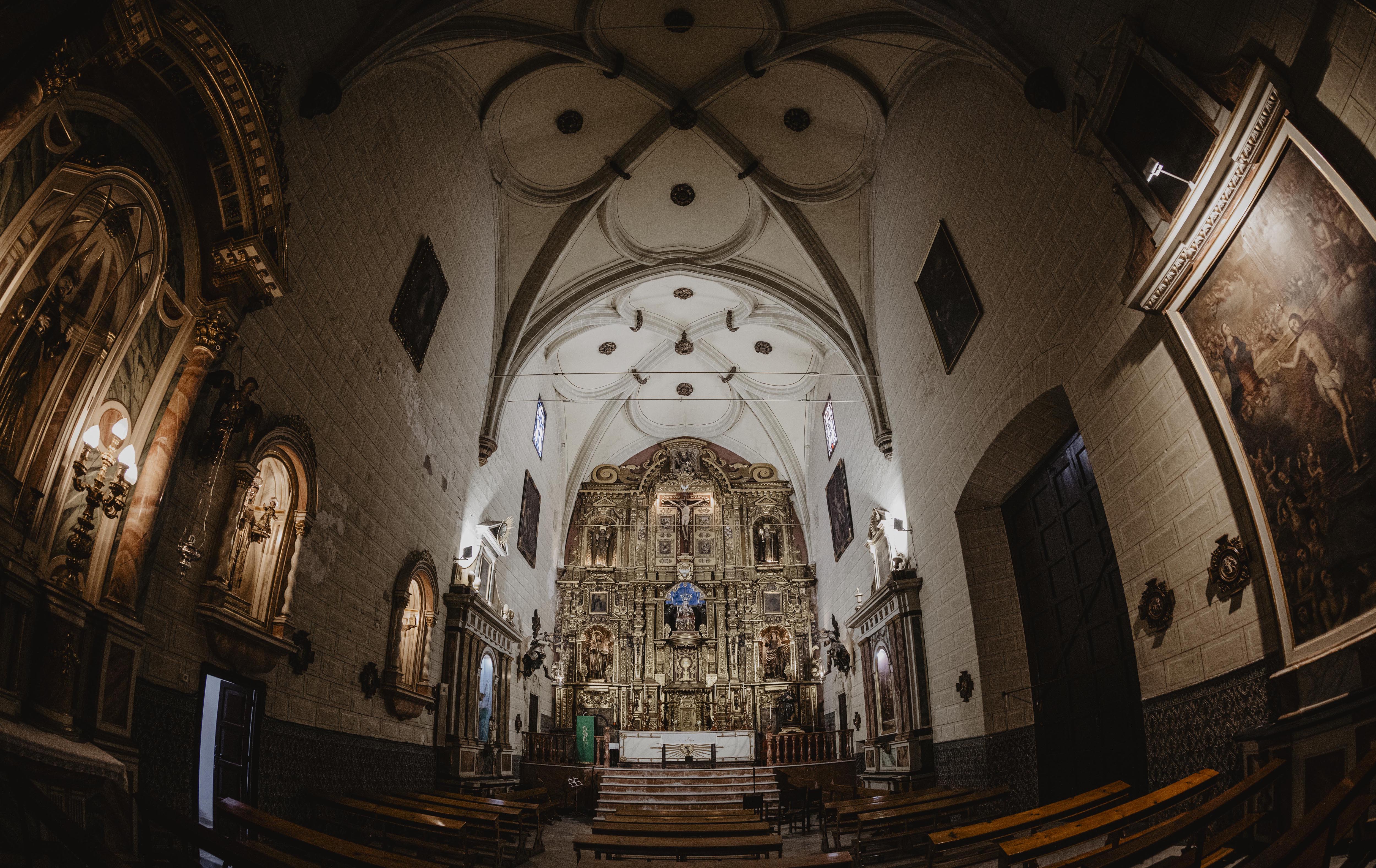 El presbiterio de la iglesia de las Clarisas.     ESTEBAN