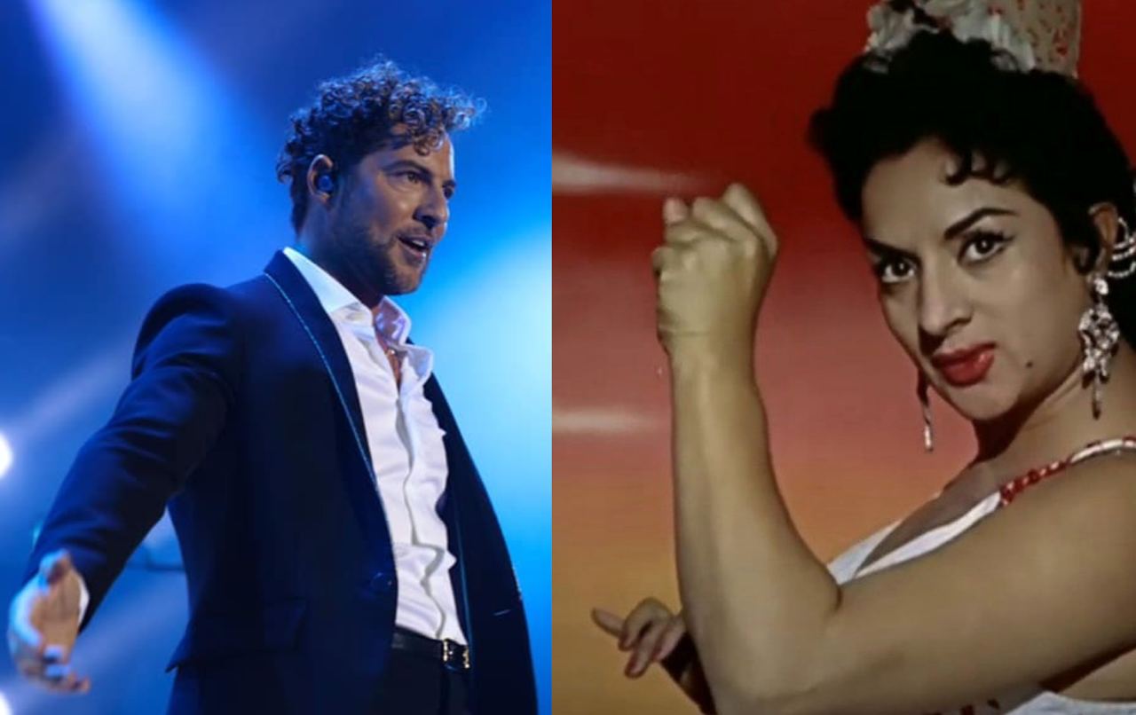 Davis Bisbal y Lola Flores.