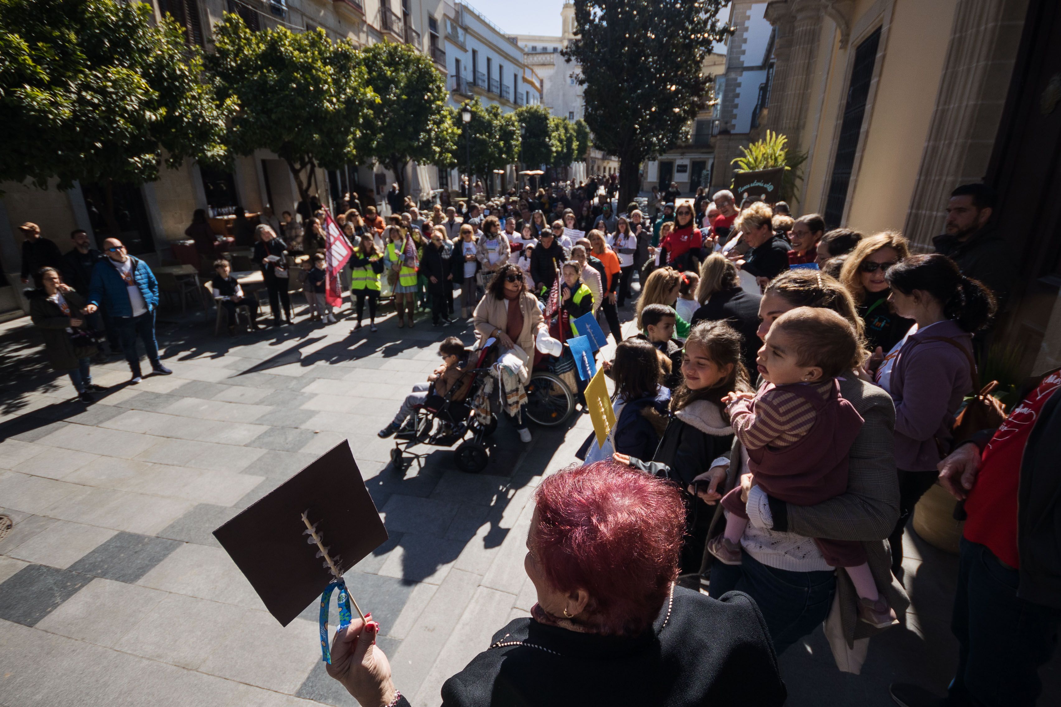 Manifestación por el día de las enfermedades raras.