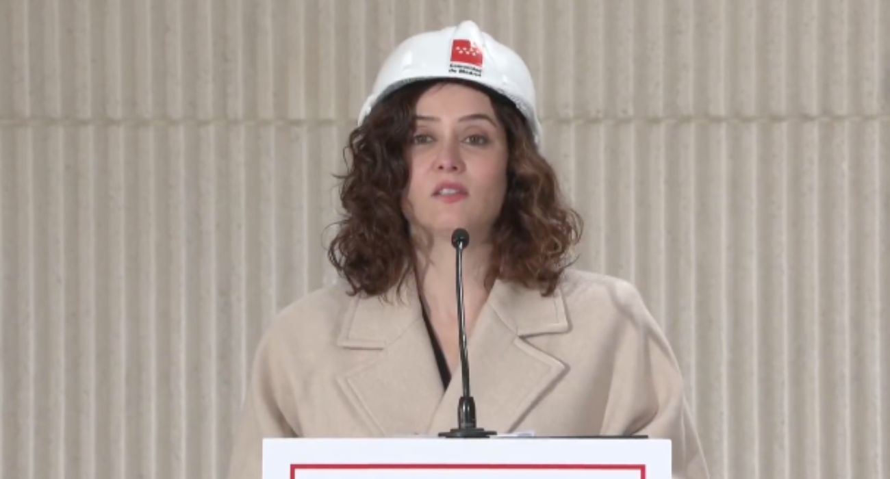 Isabel Díaz Ayuso, en su comparecencia ante los medios de comunicación. Isabel Díaz Ayuso, en su comparecencia ante los medios de comunicación.