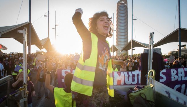 El pasado 8M en Sevilla.