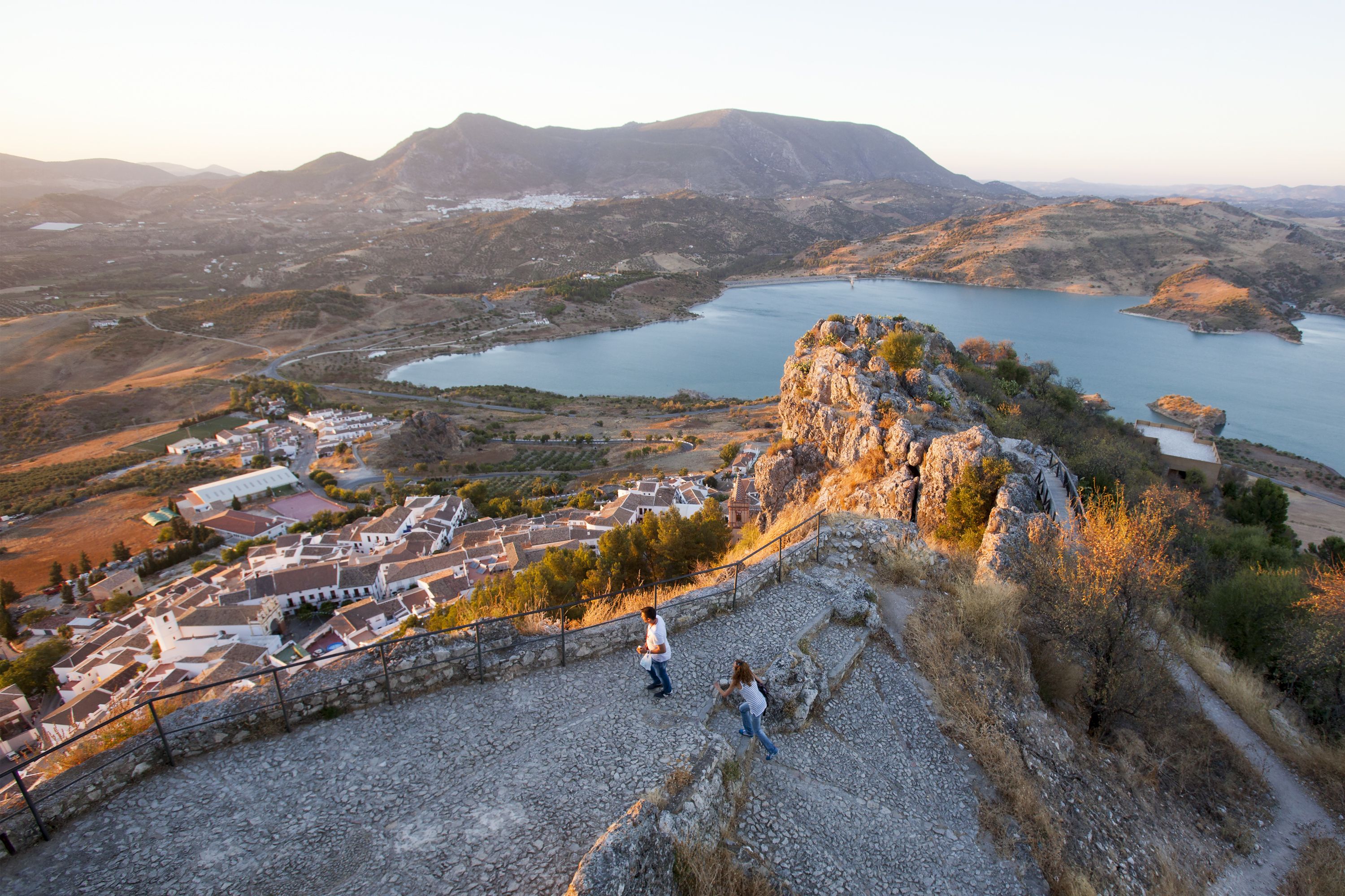 Vista panorámica de Zahara de la Sierra.