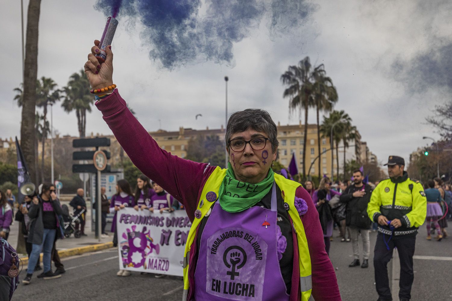 Manifestación por el 8M de Cádiz