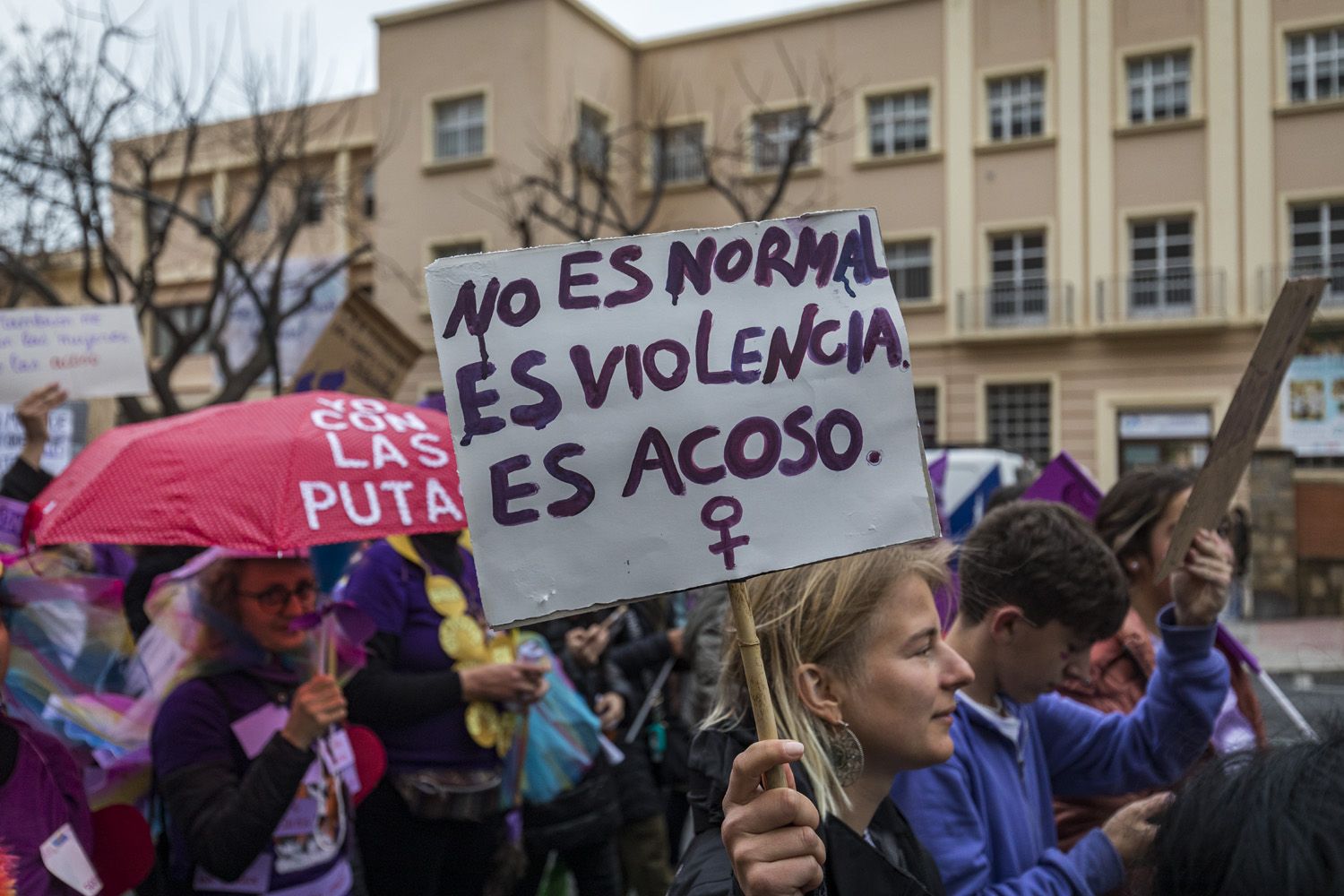 Manifestación por el 8M de Cádiz