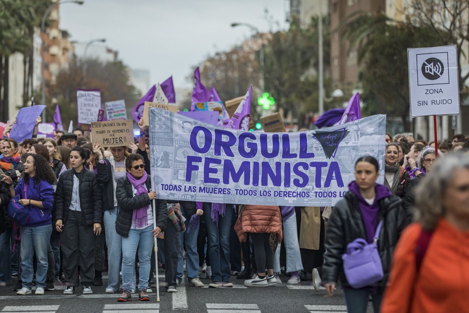 Manifestación por el 8M de Cádiz