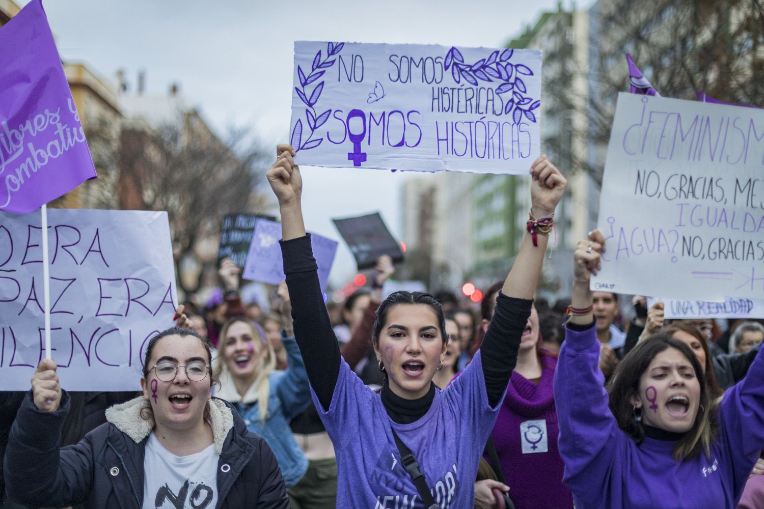 Manifestación por el 8M de Cádiz