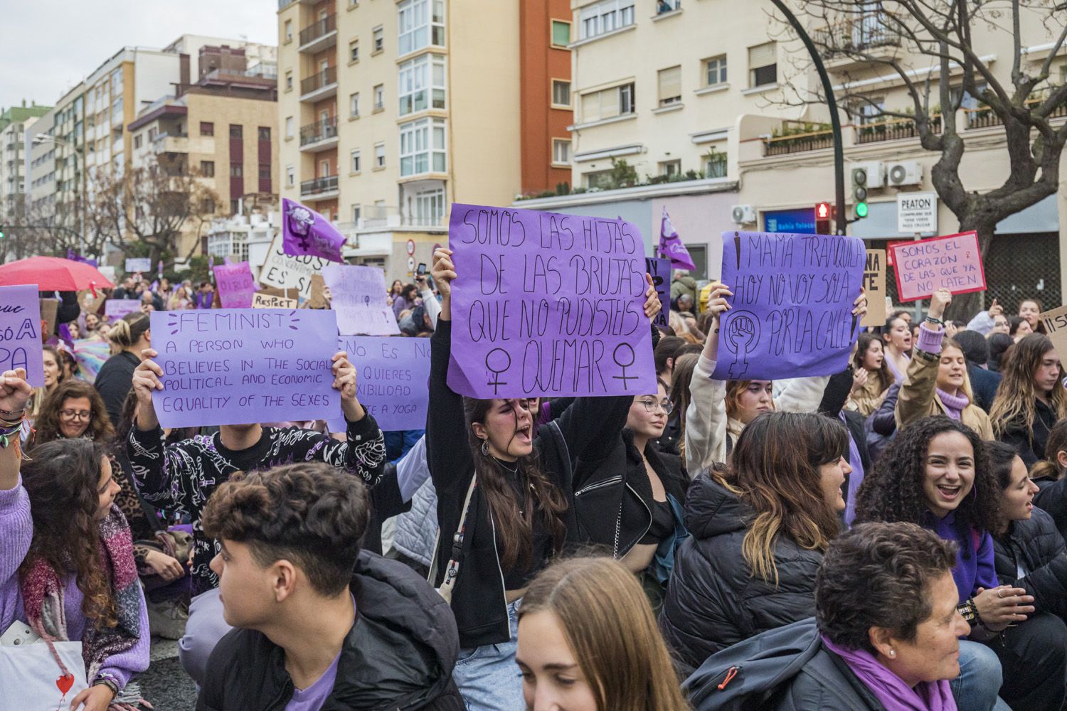Manifestación por el 8M de Cádiz
