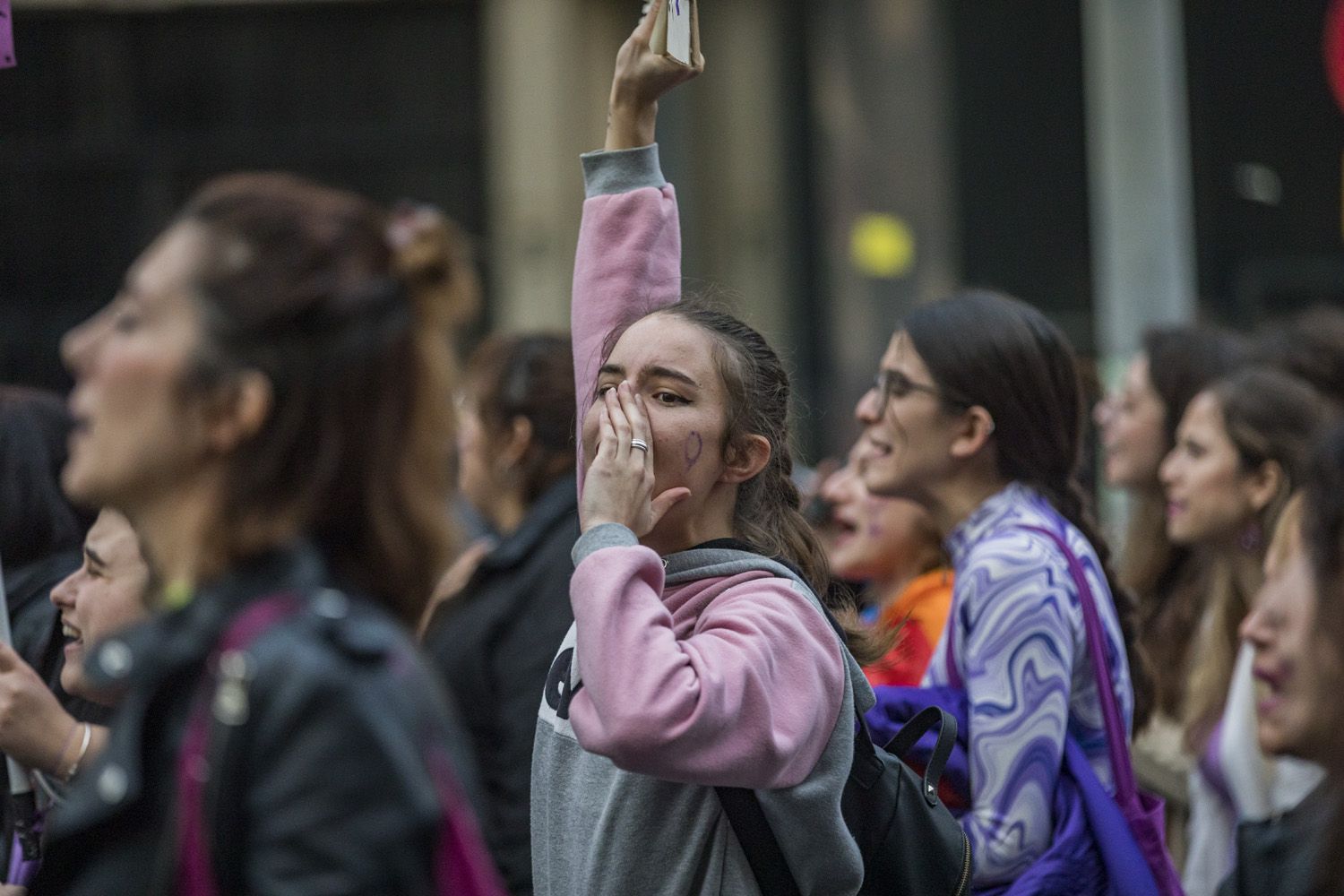 Manifestación por el 8M de Cádiz