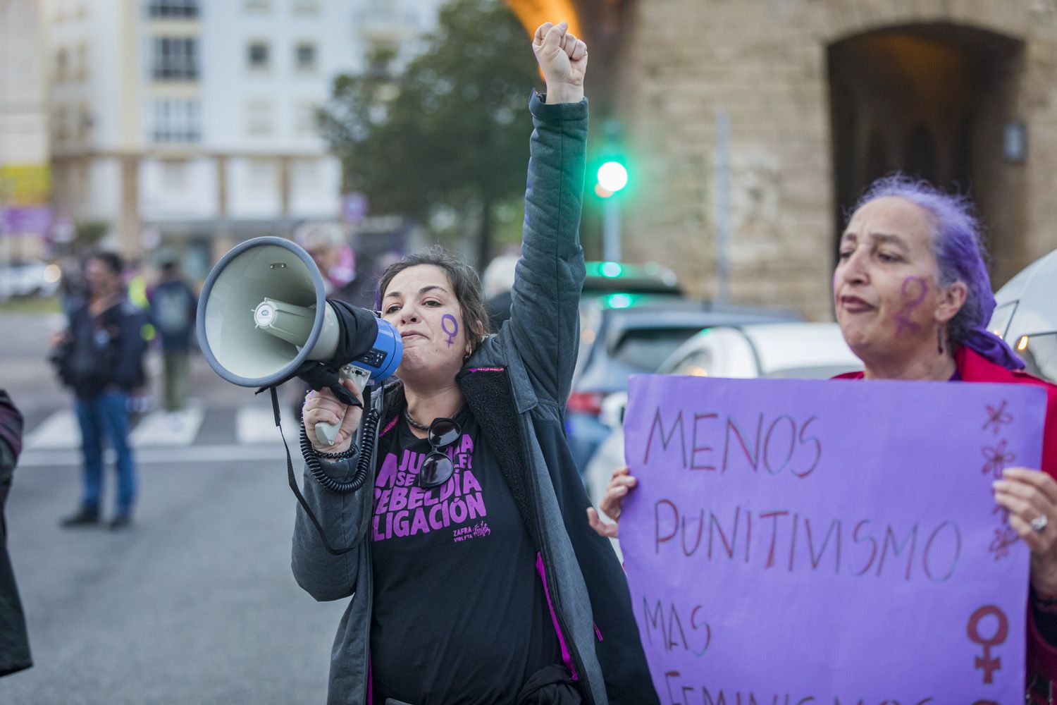 Manifestación por el 8M de Cádiz