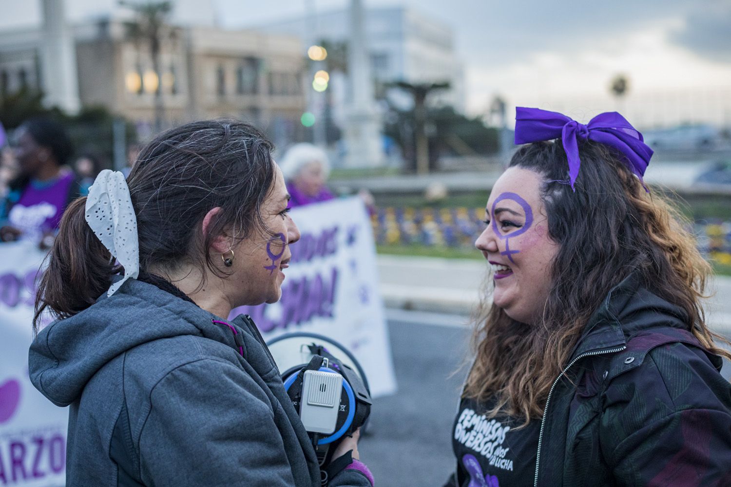 Manifestación por el 8M de Cádiz.