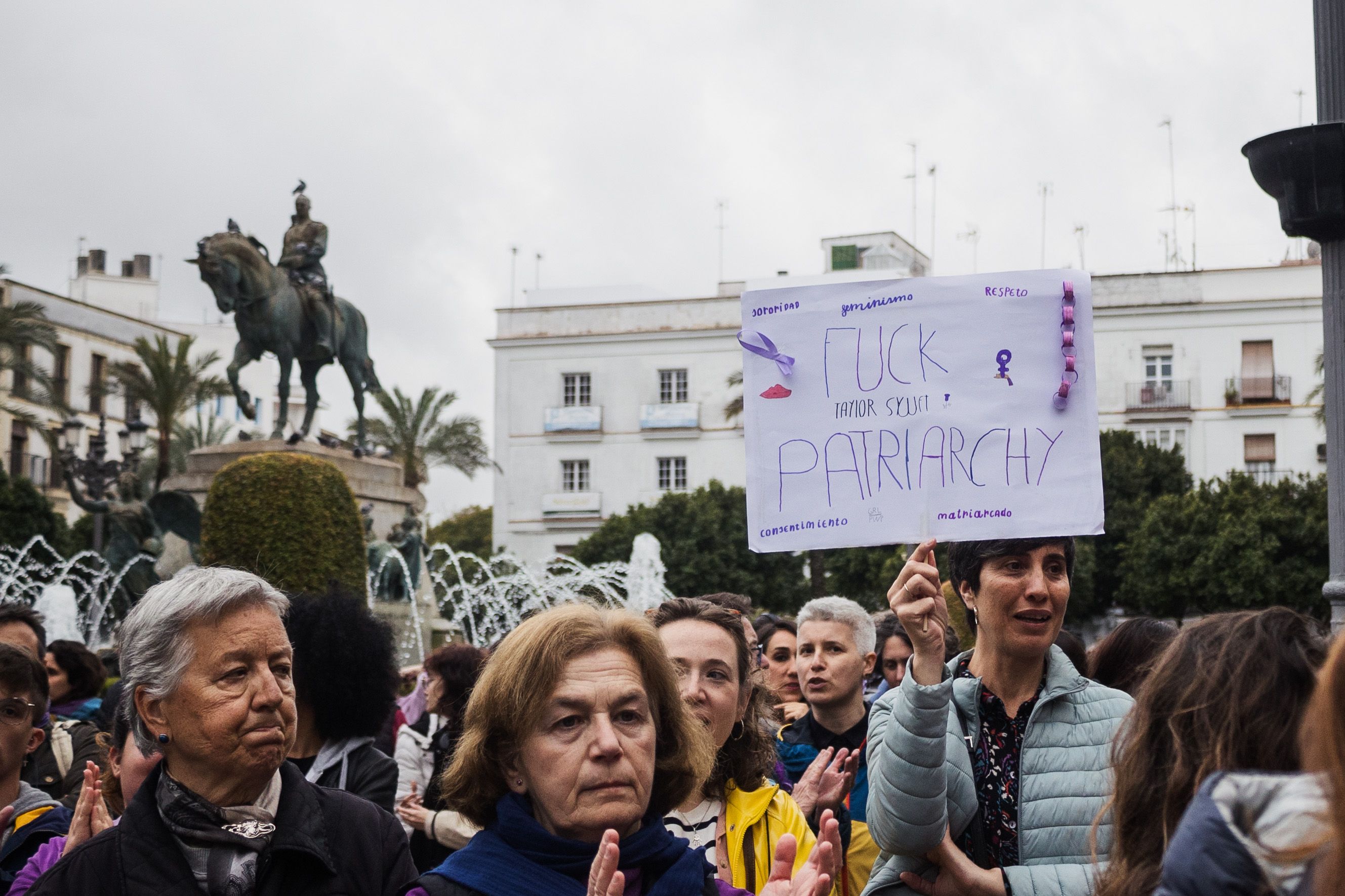 Manifestación por el 8M de Jerez