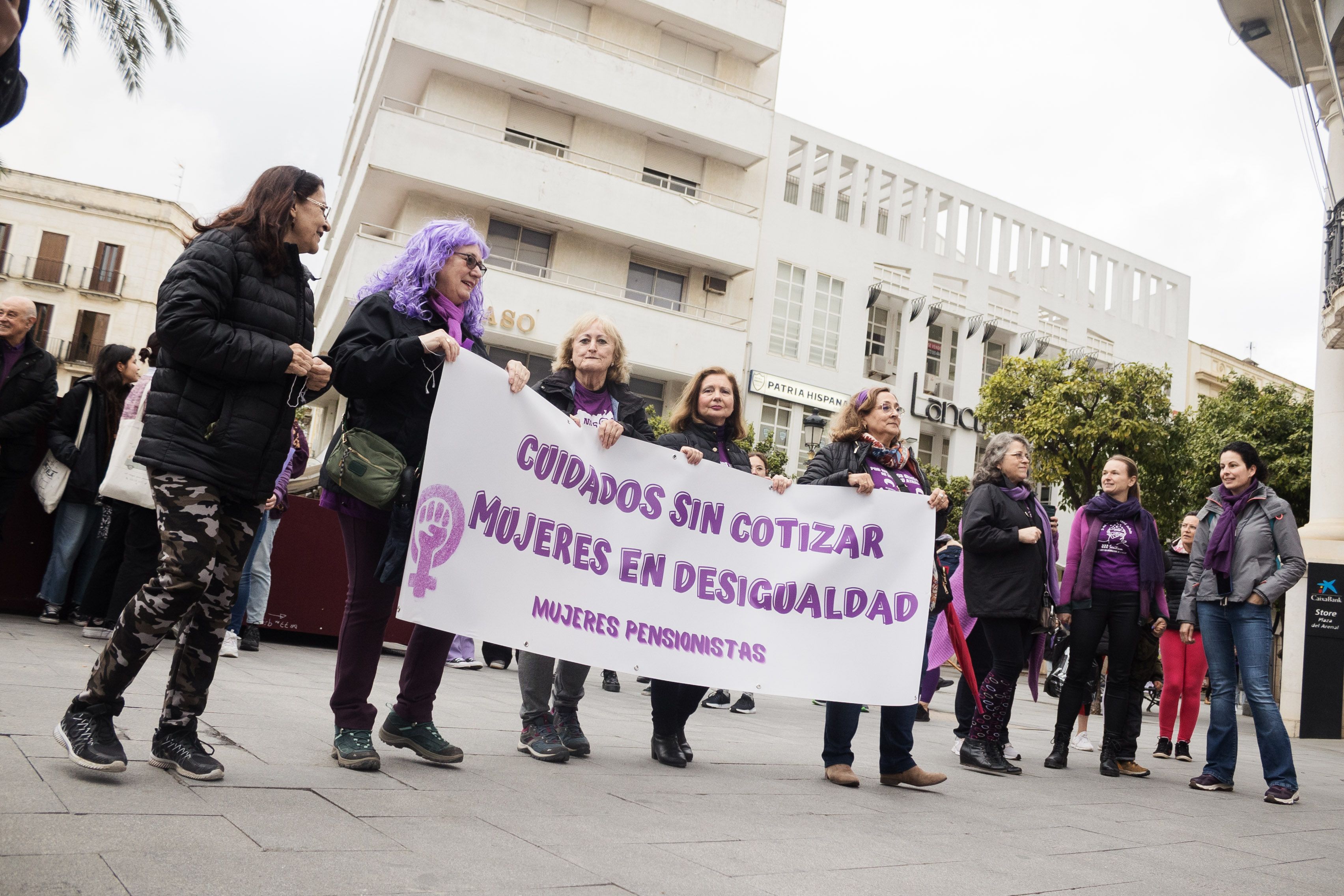 Manifestación por el 8M de Jerez