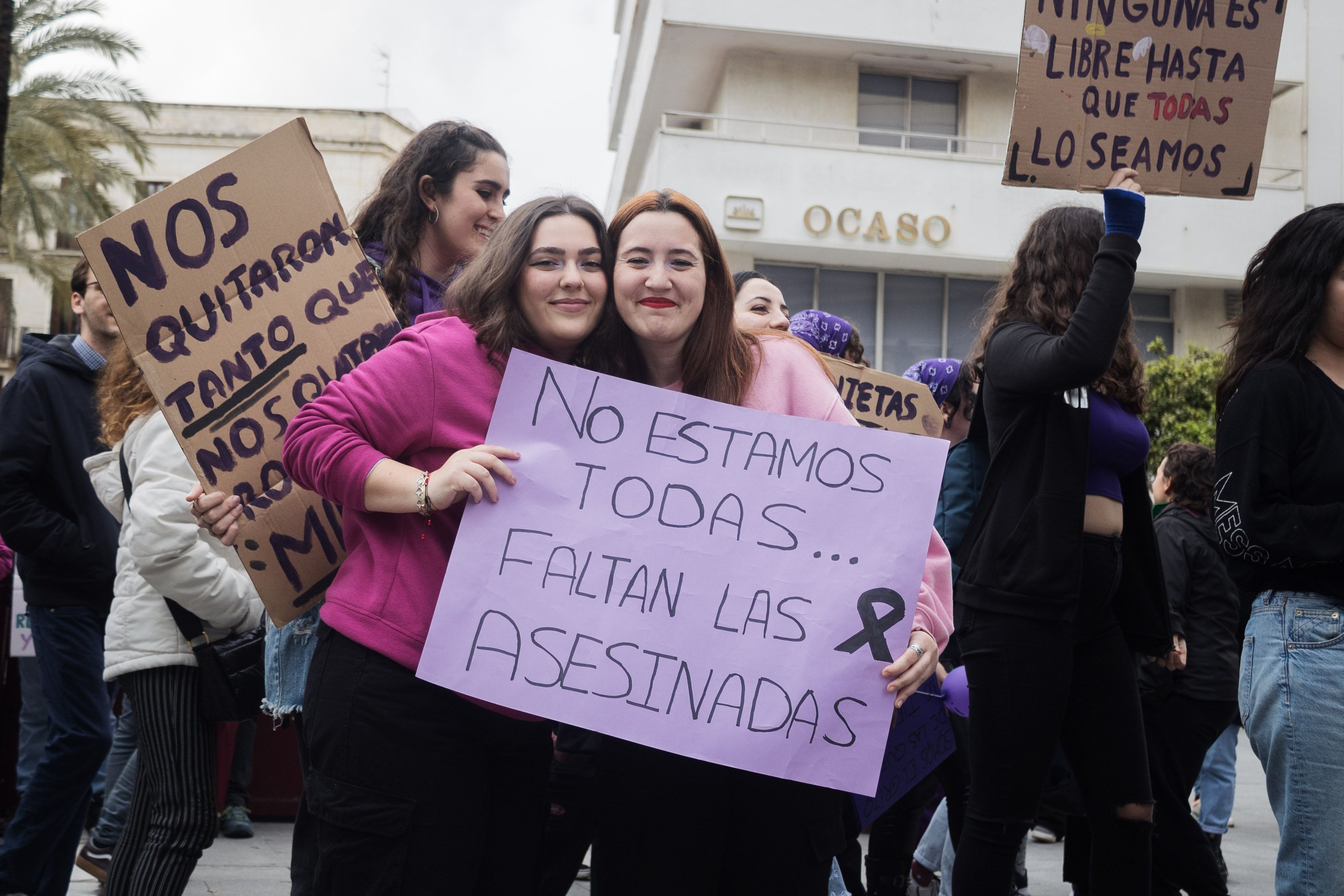 Manifestación por el 8M de Jerez