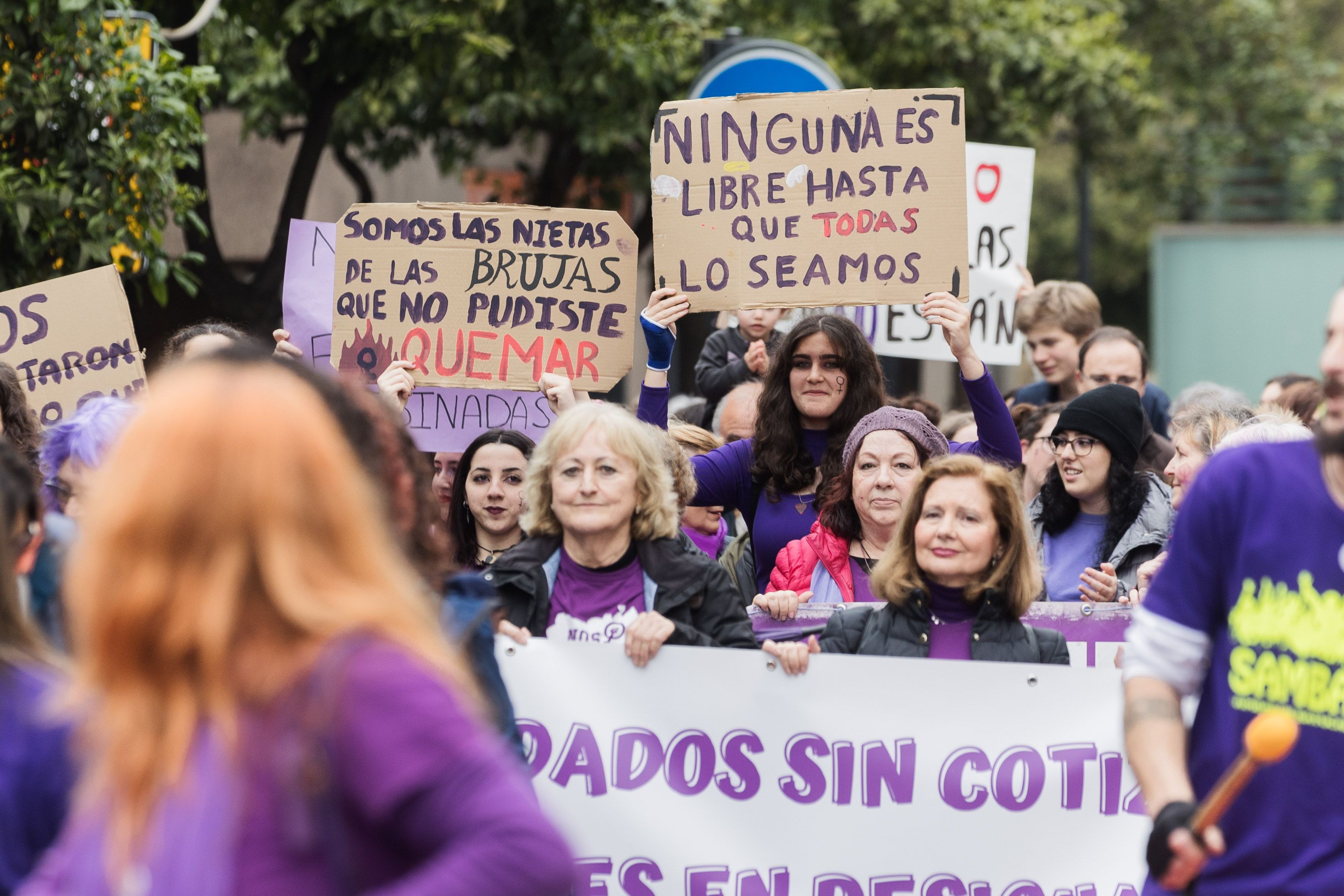 Manifestación por el 8M de Jerez