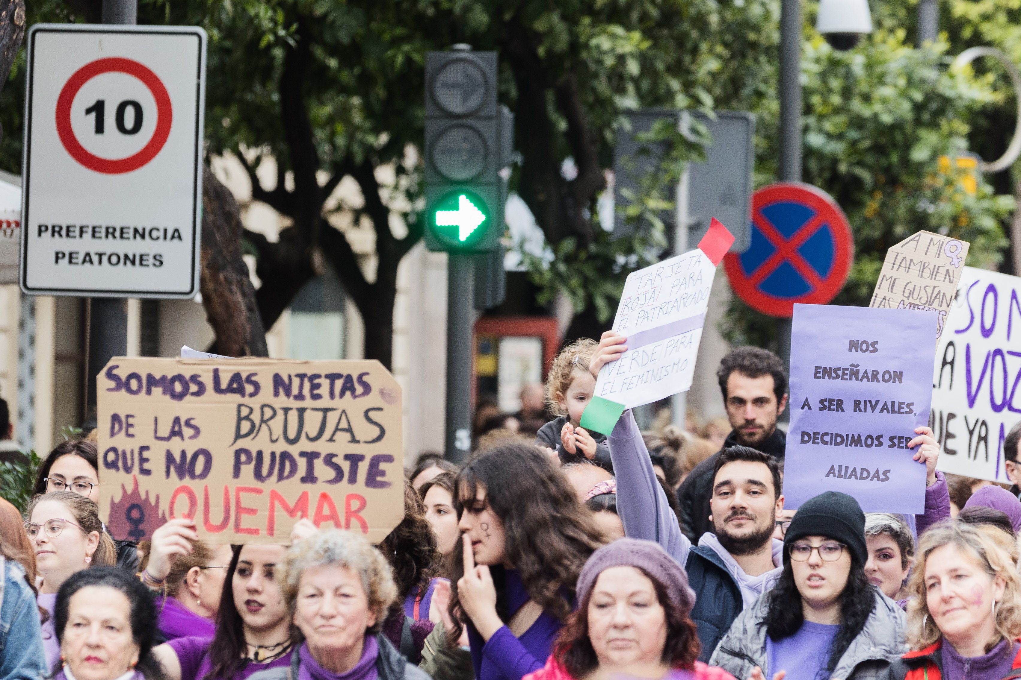 Manifestación por el 8M de Jerez