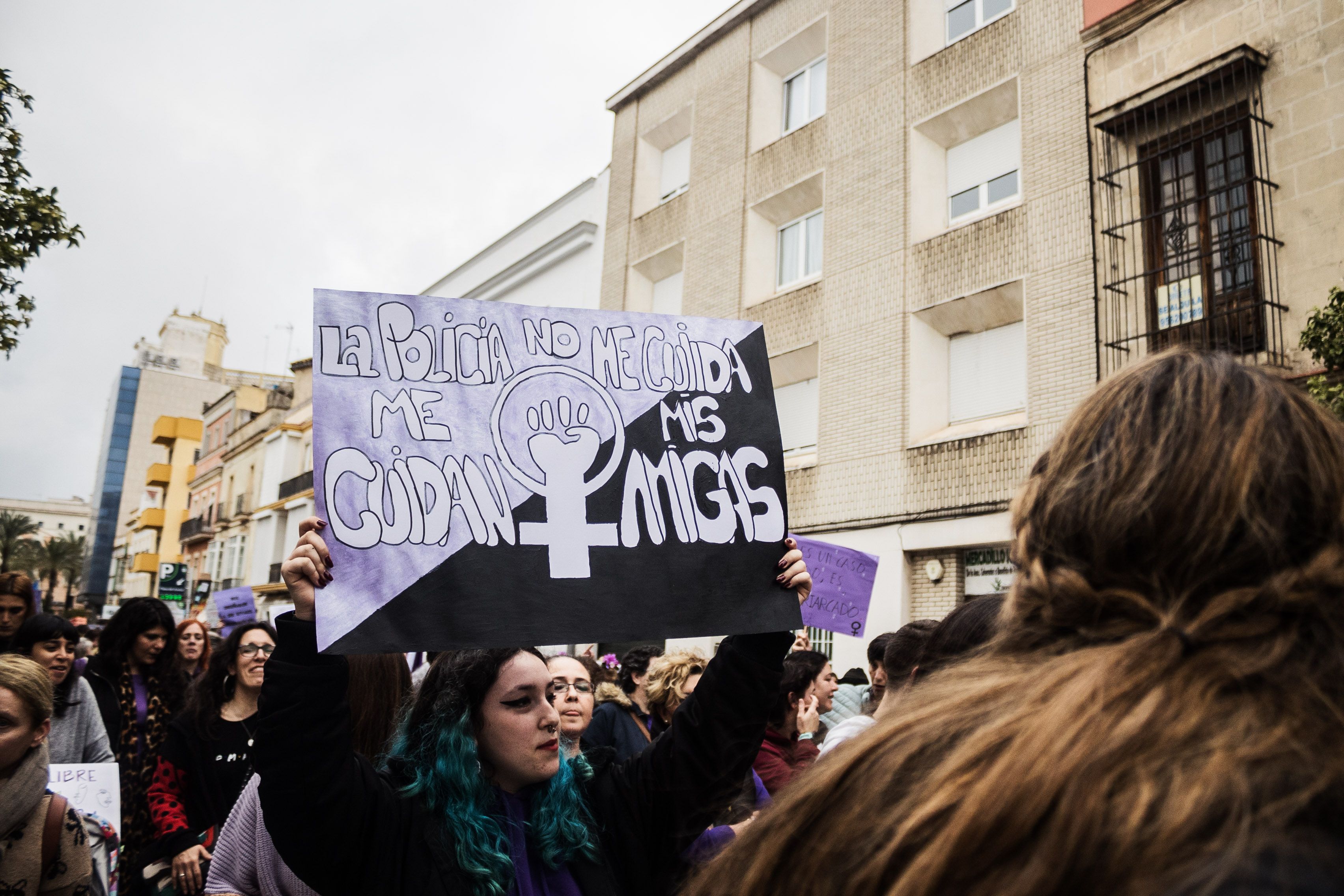 Manifestación por el 8M de Jerez