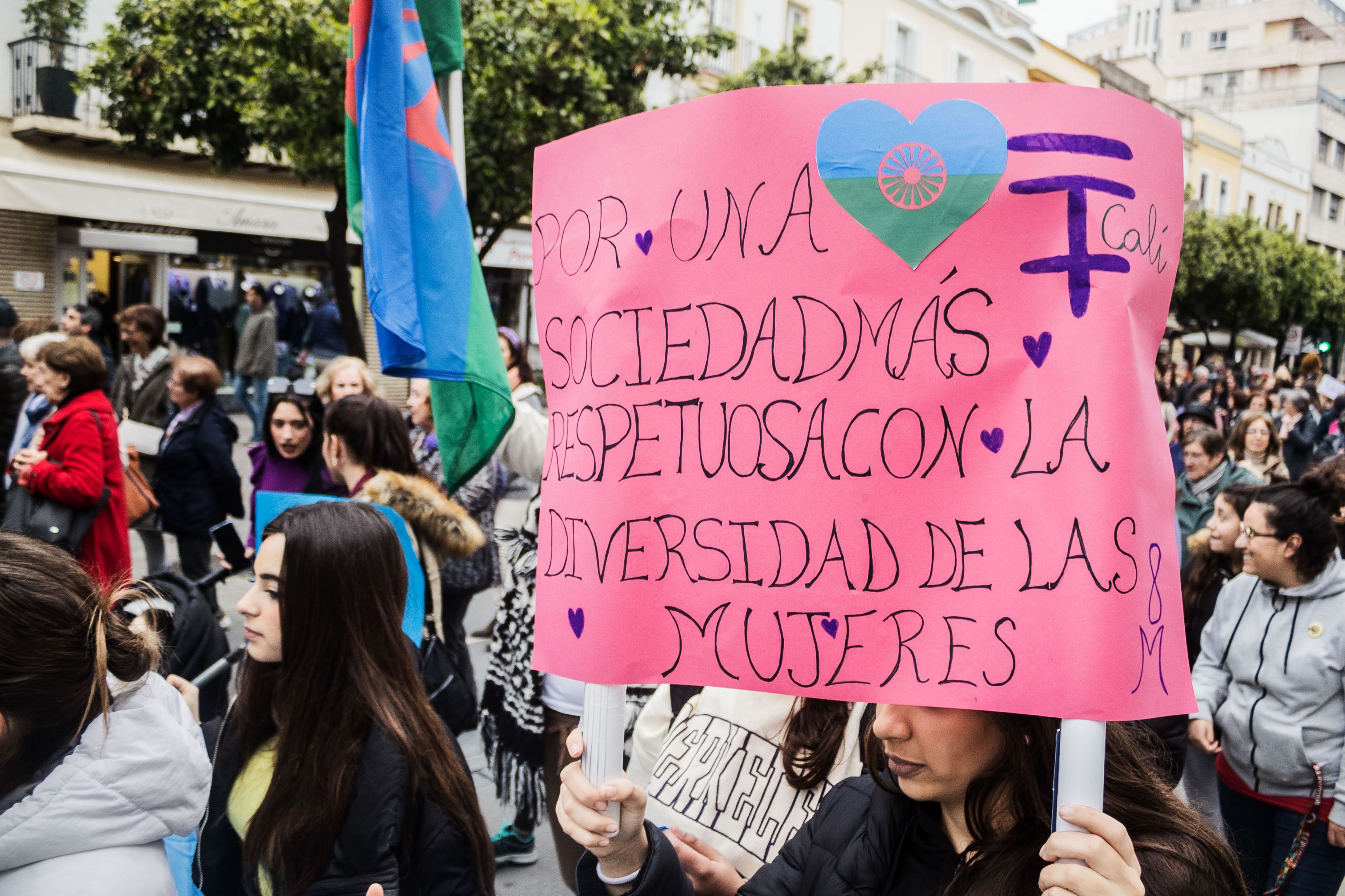 Manifestación por el 8M de Jerez