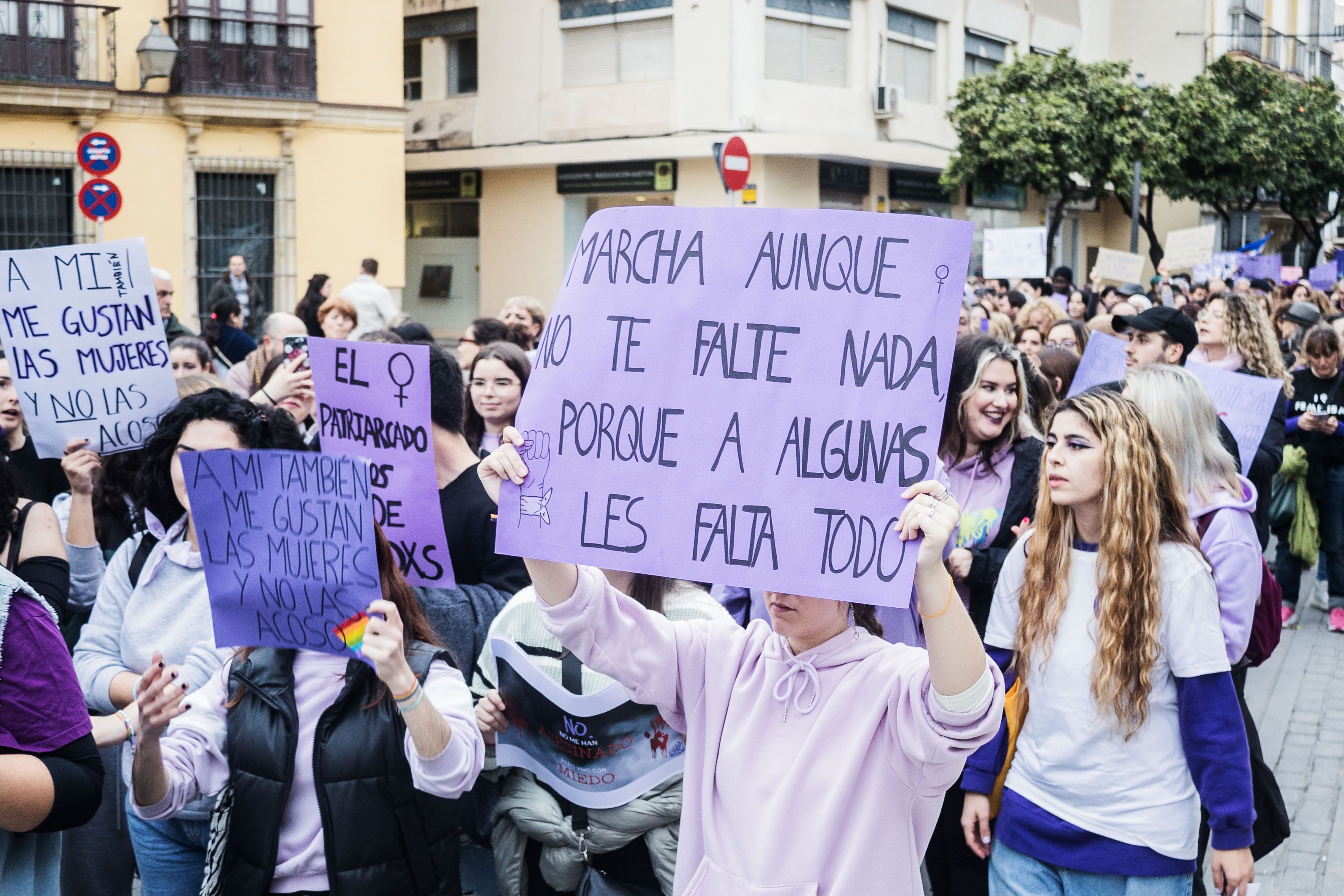 Manifestación por el 8M de Jerez