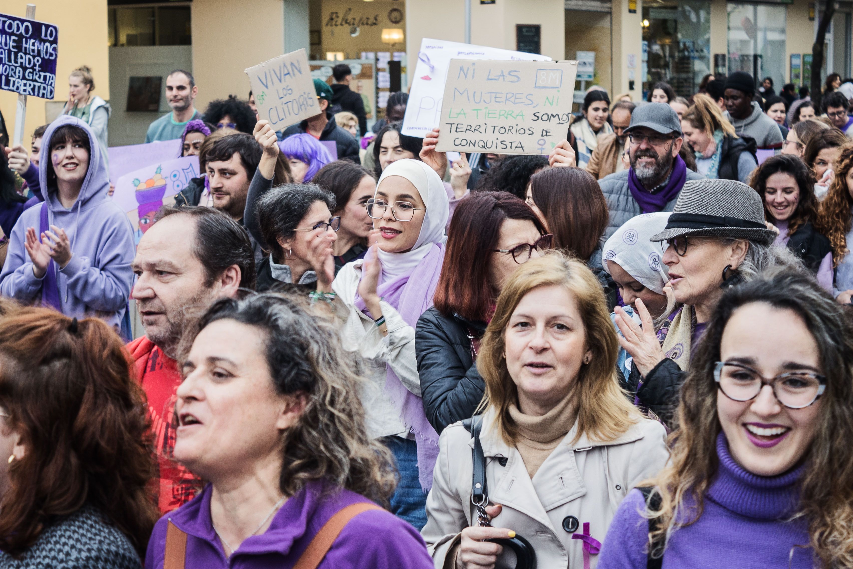 Manifestación por el 8M de Jerez