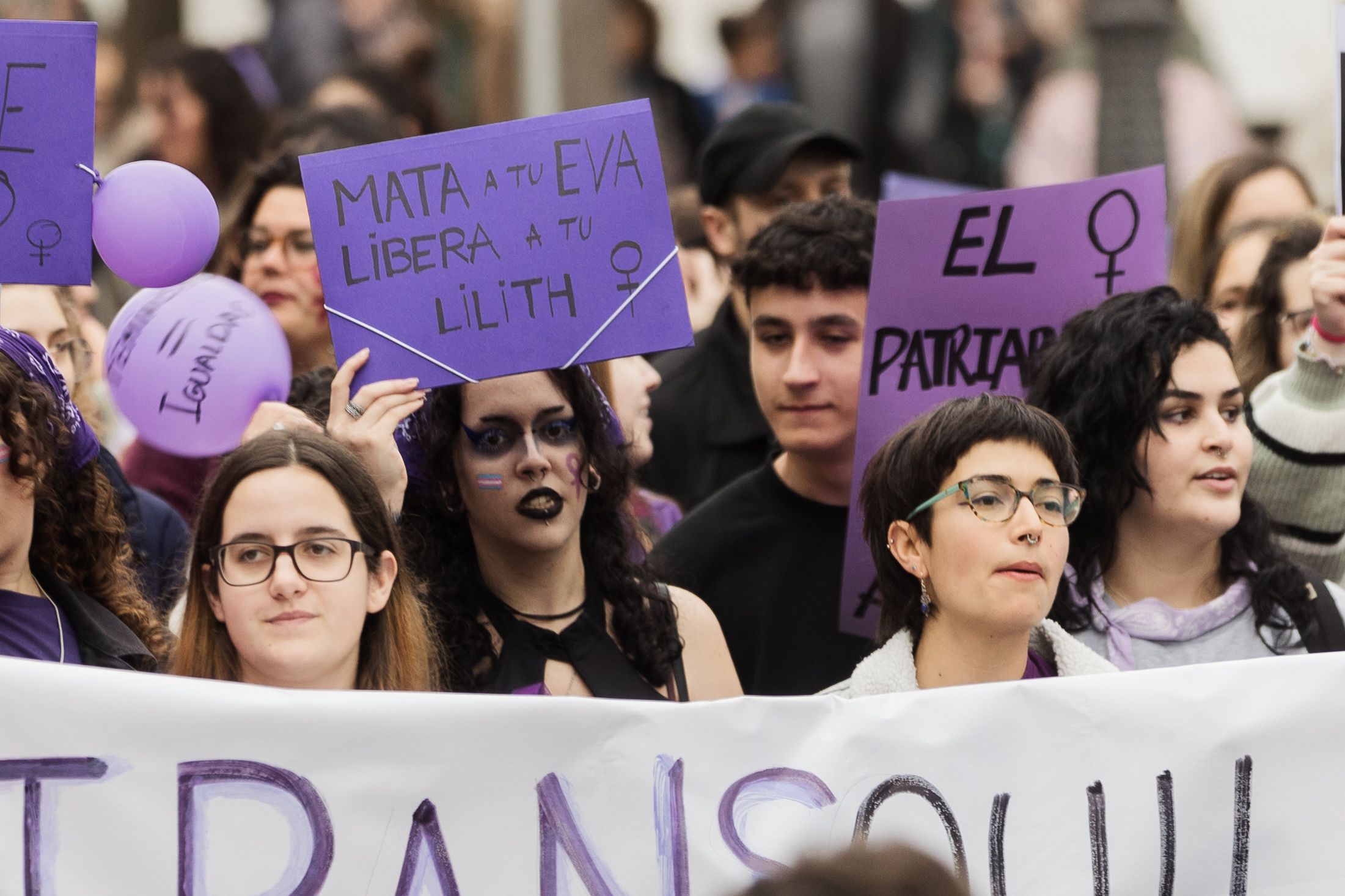 Manifestación por el 8M de Jerez
