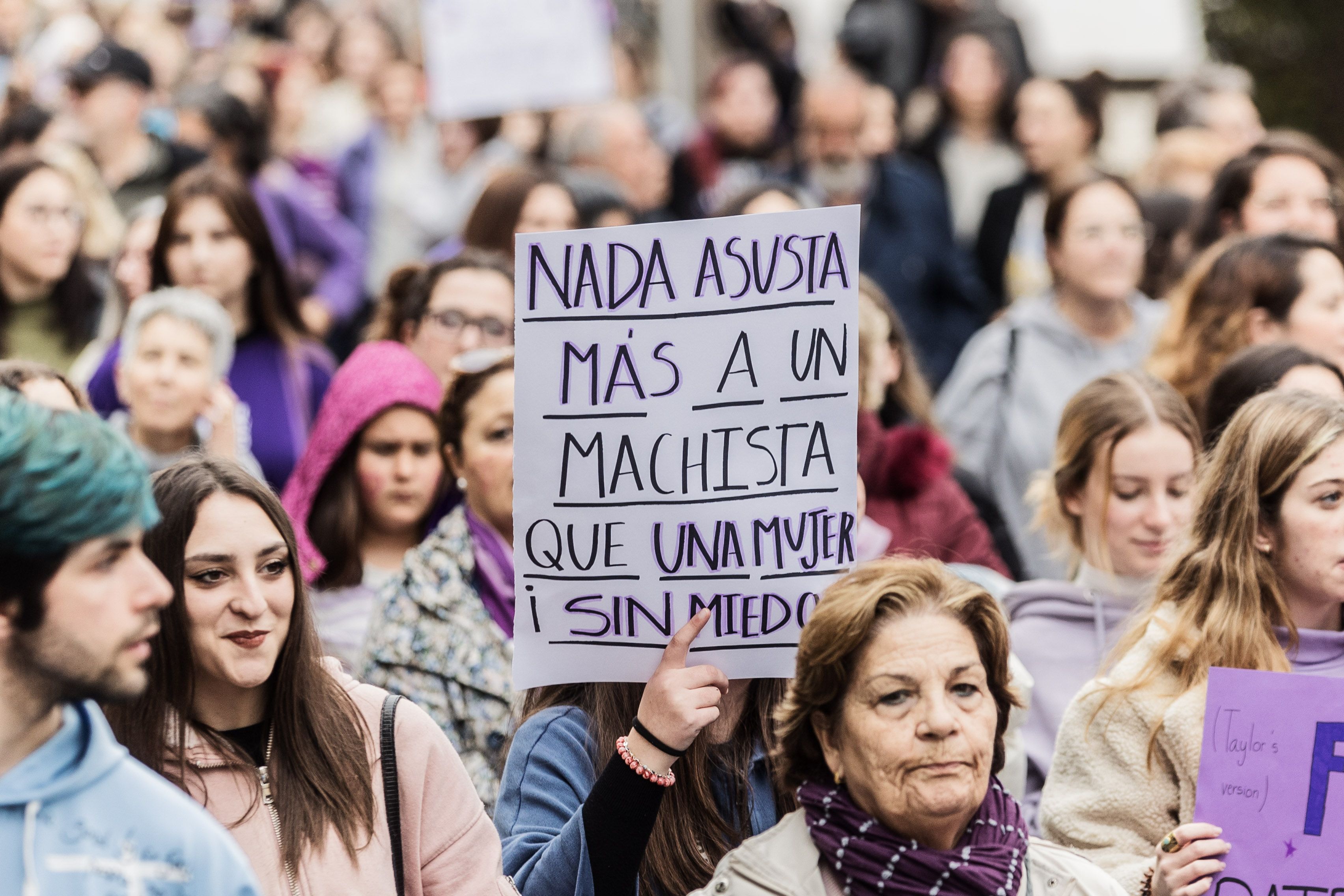 Manifestación por el 8M de Jerez