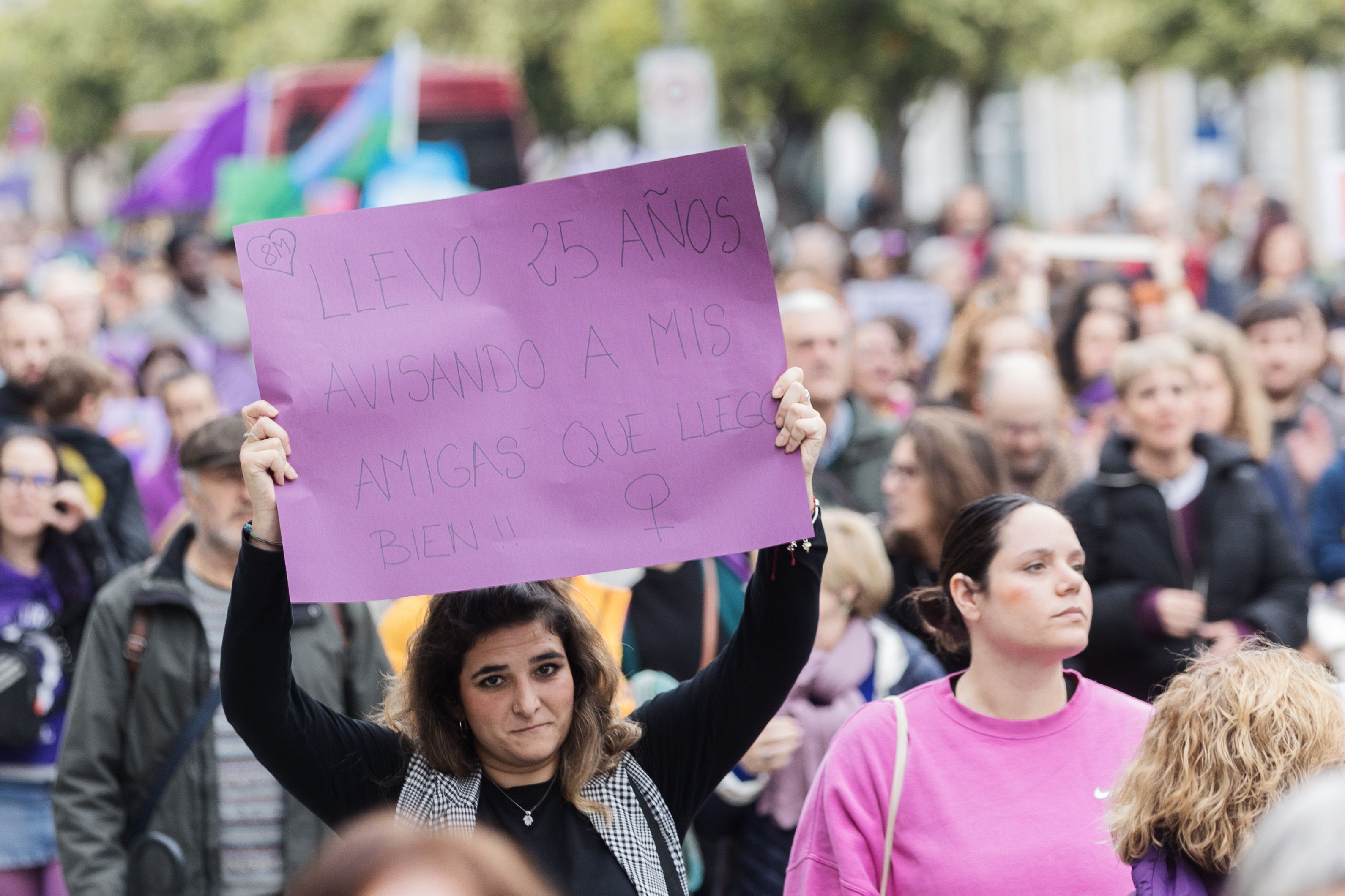 Manifestación por el 8M de Jerez