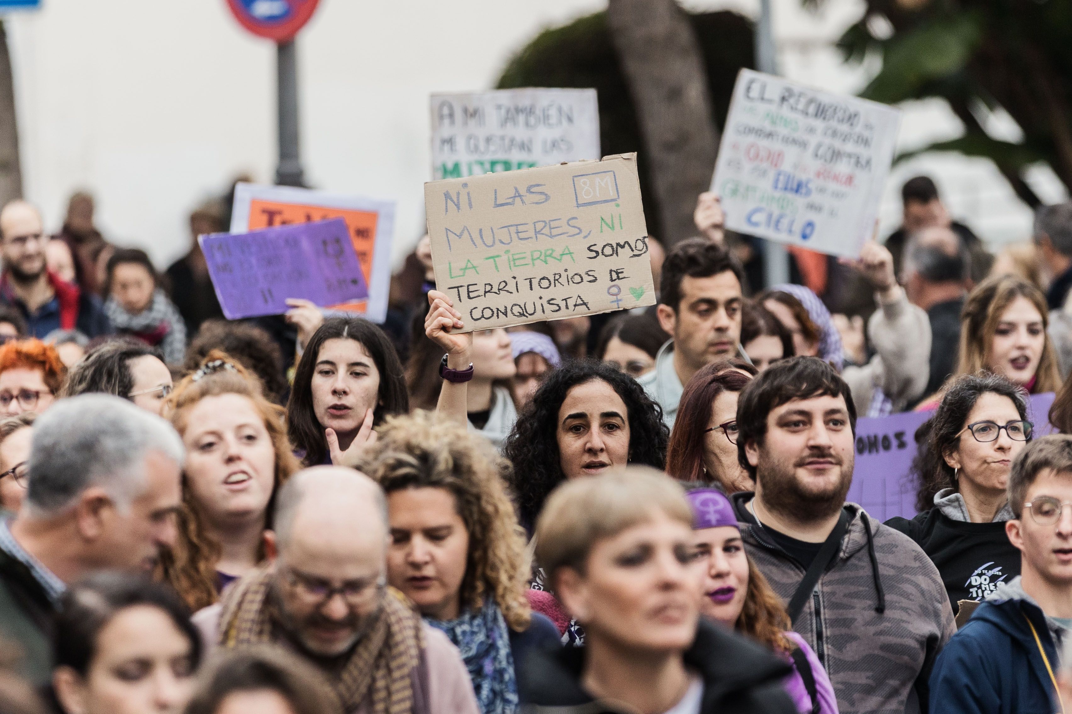Manifestación por el 8M de Jerez
