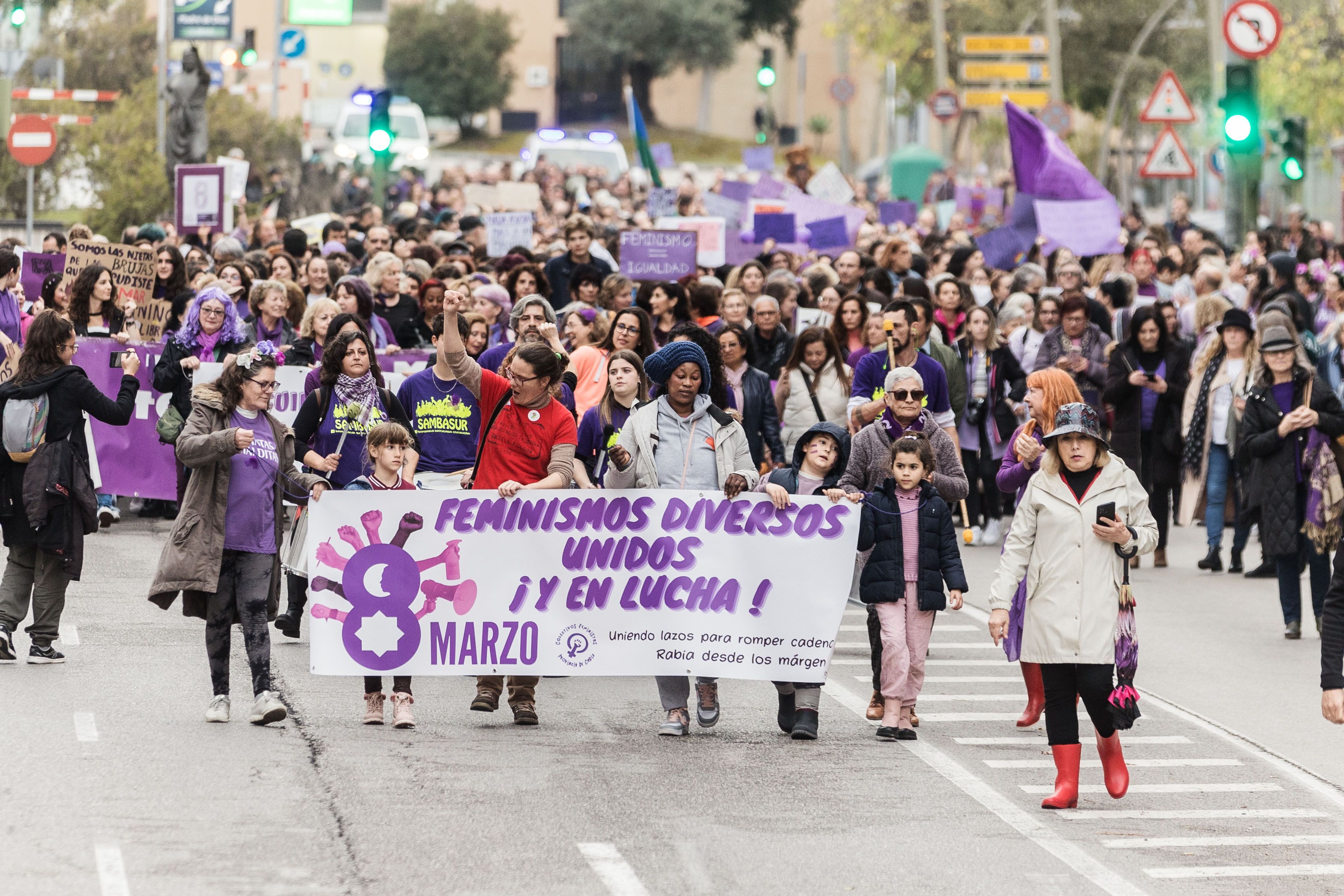 Manifestación por el 8M de Jerez