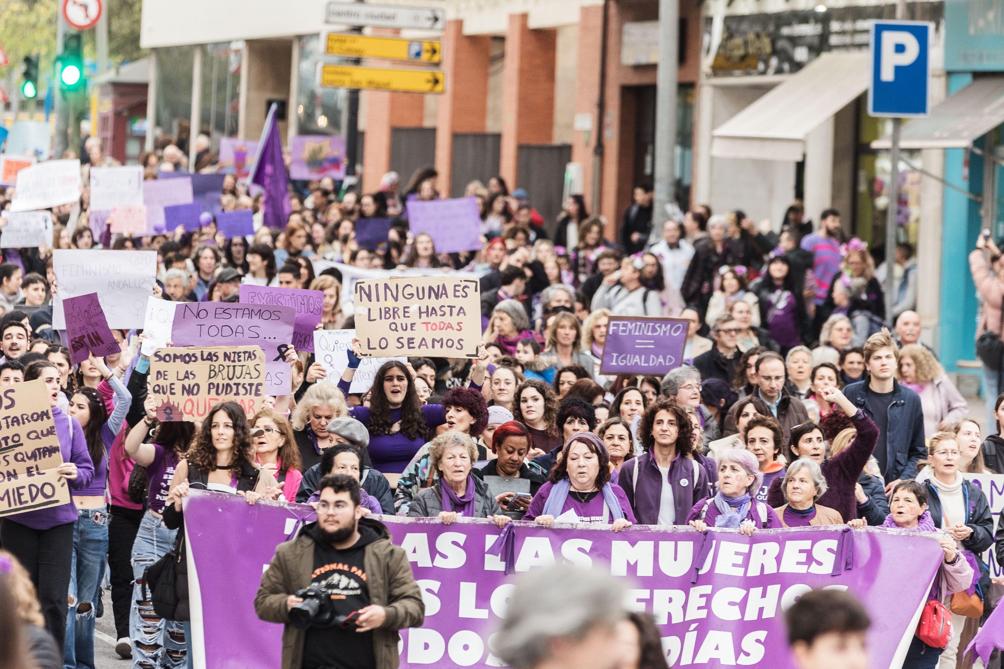 Manifestación por el 8M de Jerez