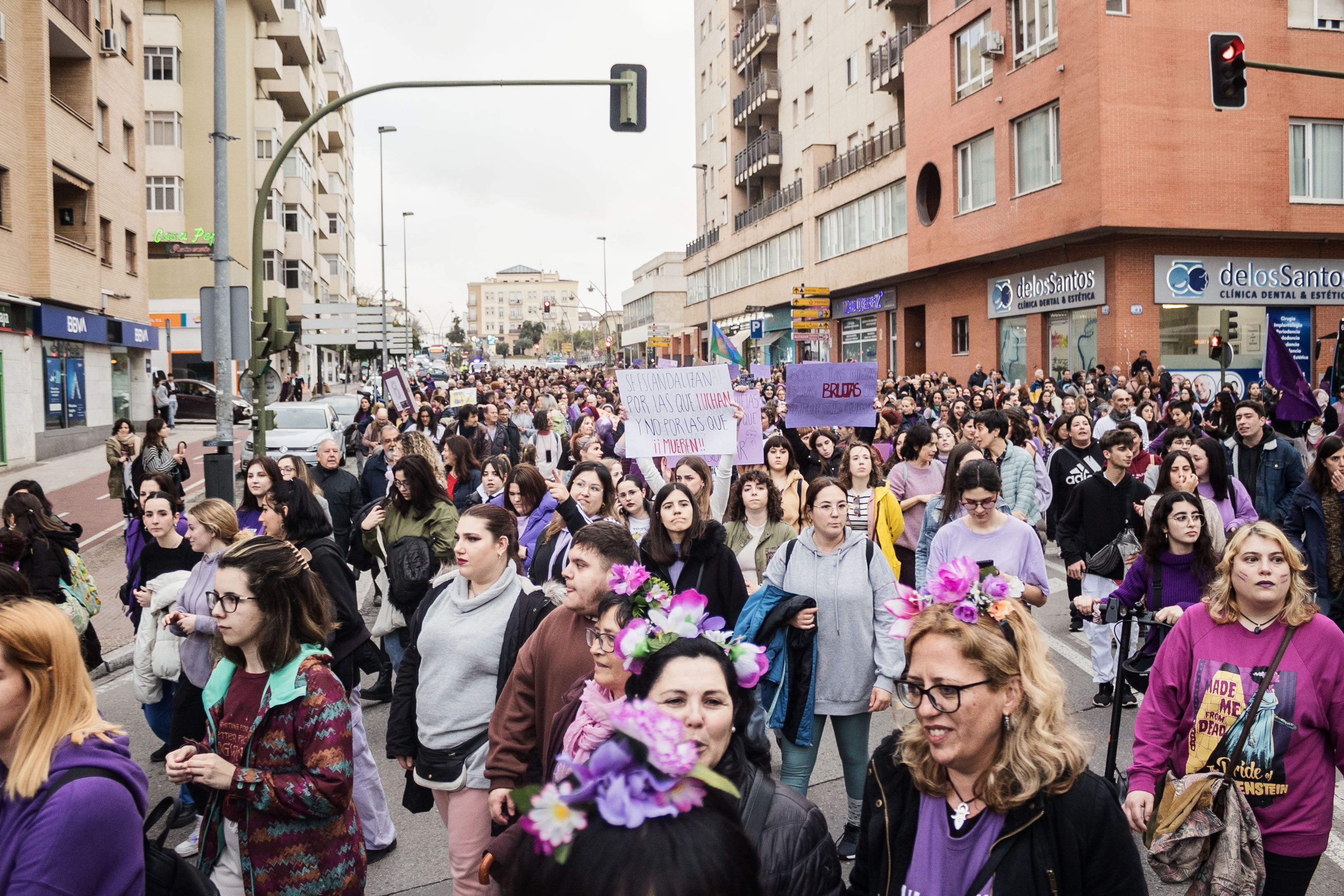 Manifestación por el 8M de Jerez