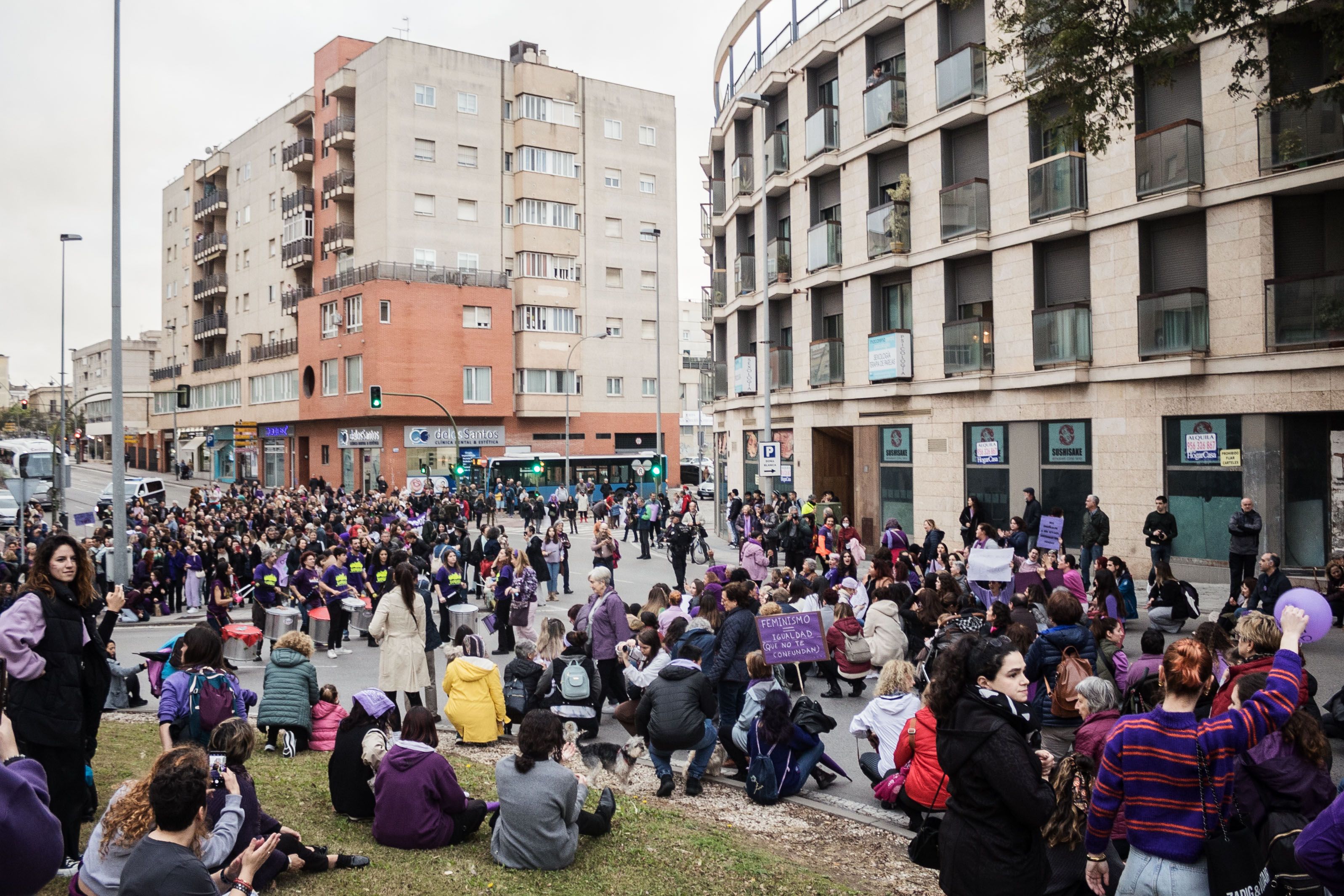 Manifestación por el 8M de Jerez