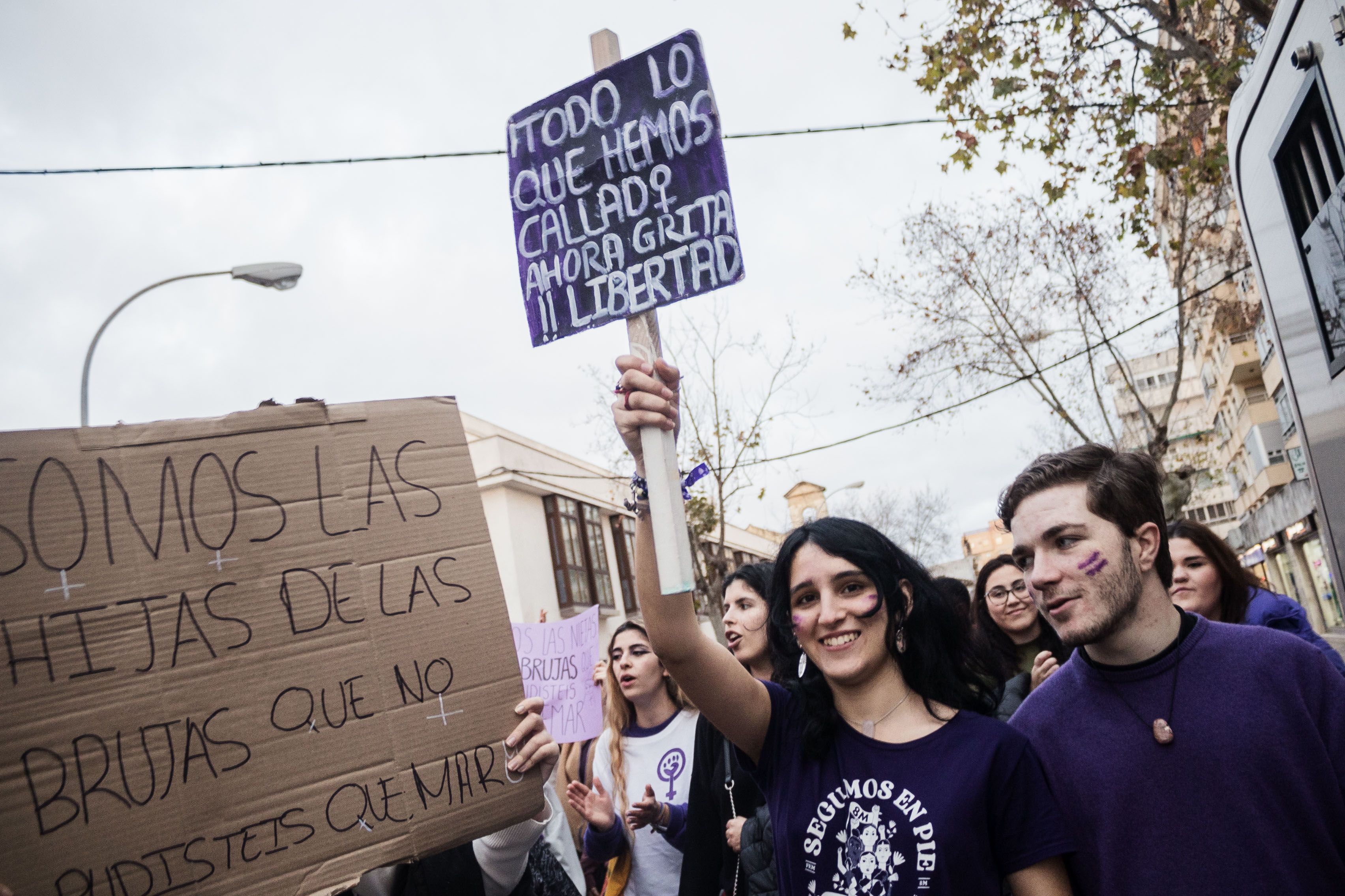 Manifestación por el 8M de Jerez
