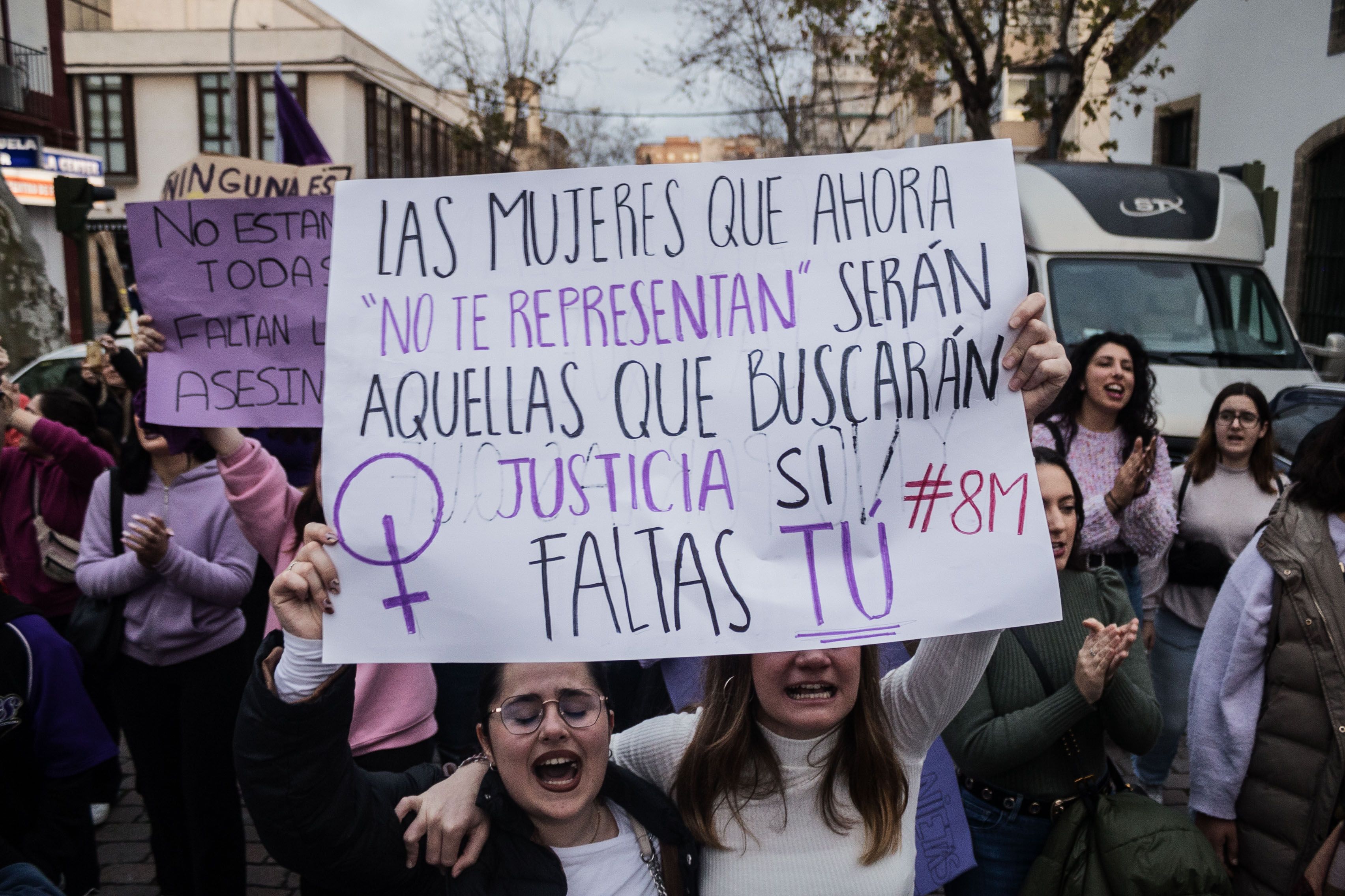 Manifestación por el 8M de Jerez