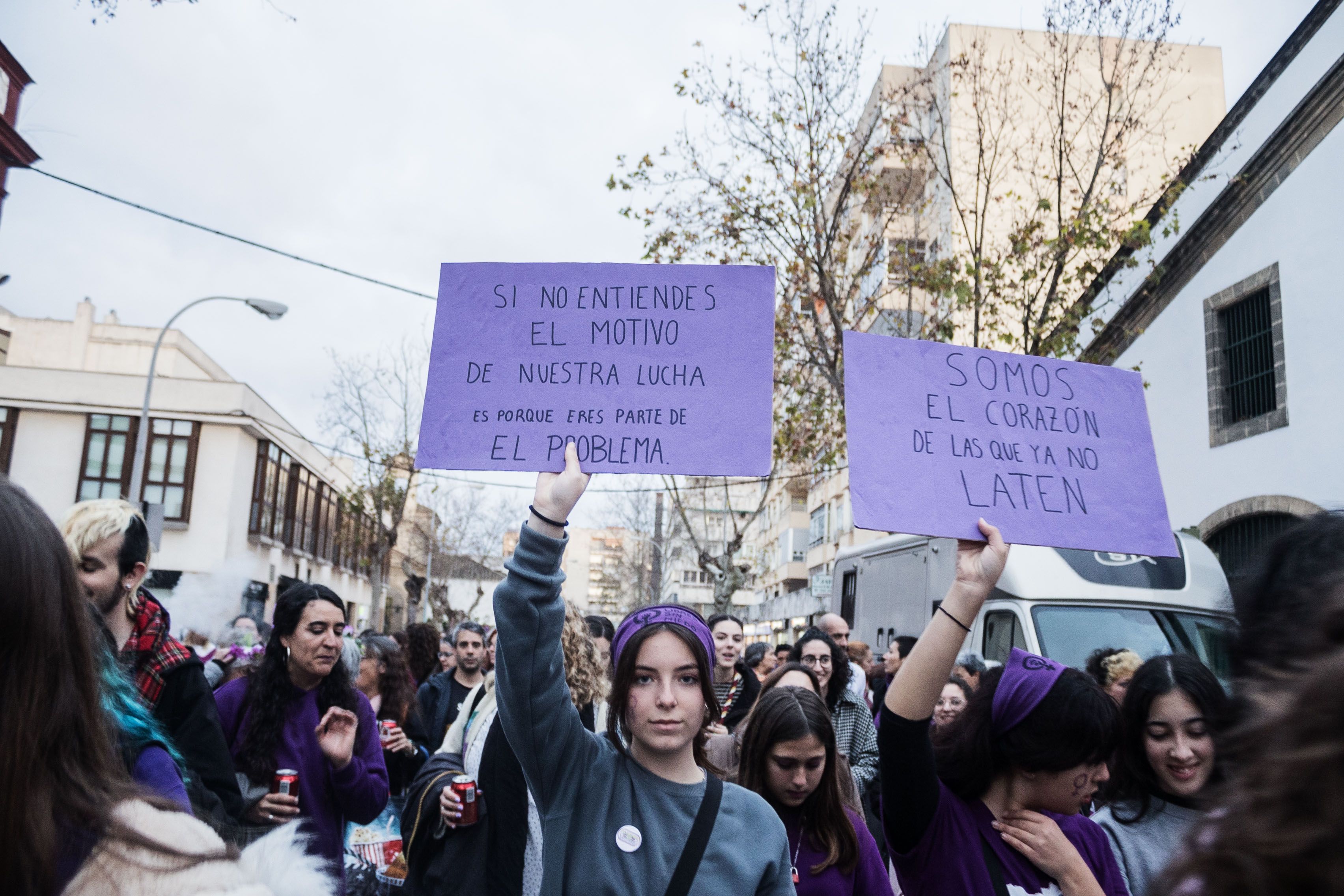 Manifestación por el 8M de Jerez