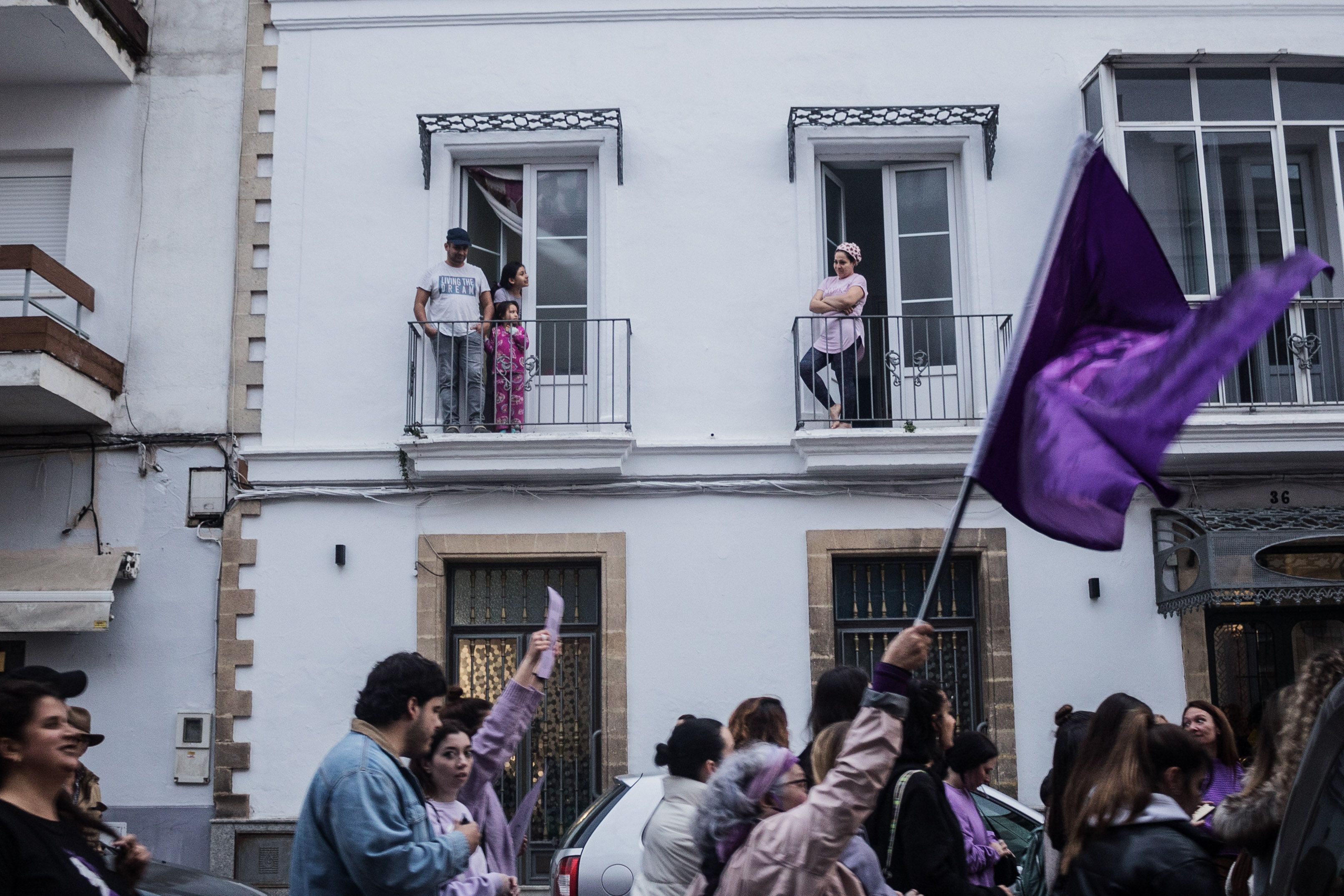 Manifestación por el 8M de Jerez