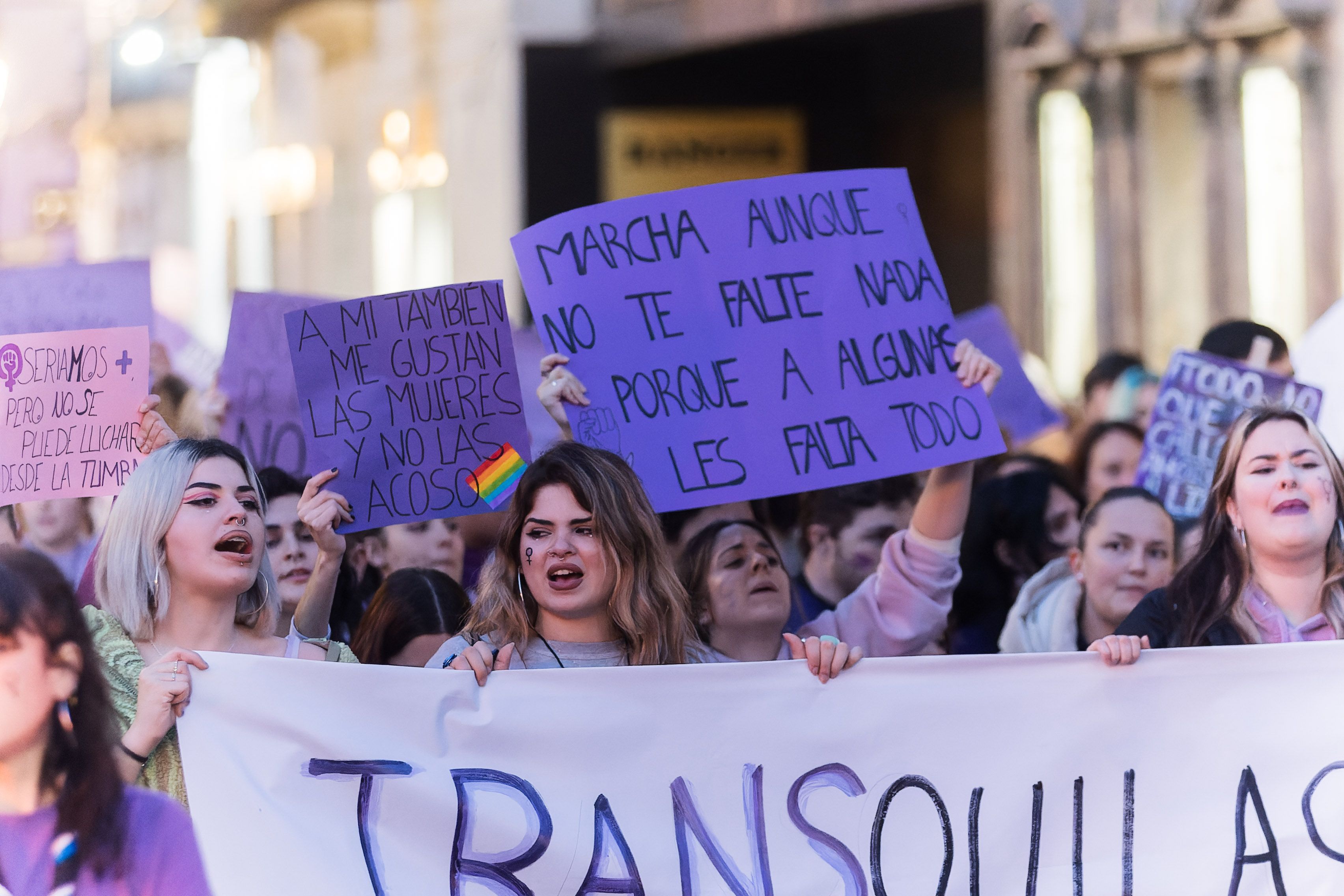 Manifestación por el 8M de Jerez