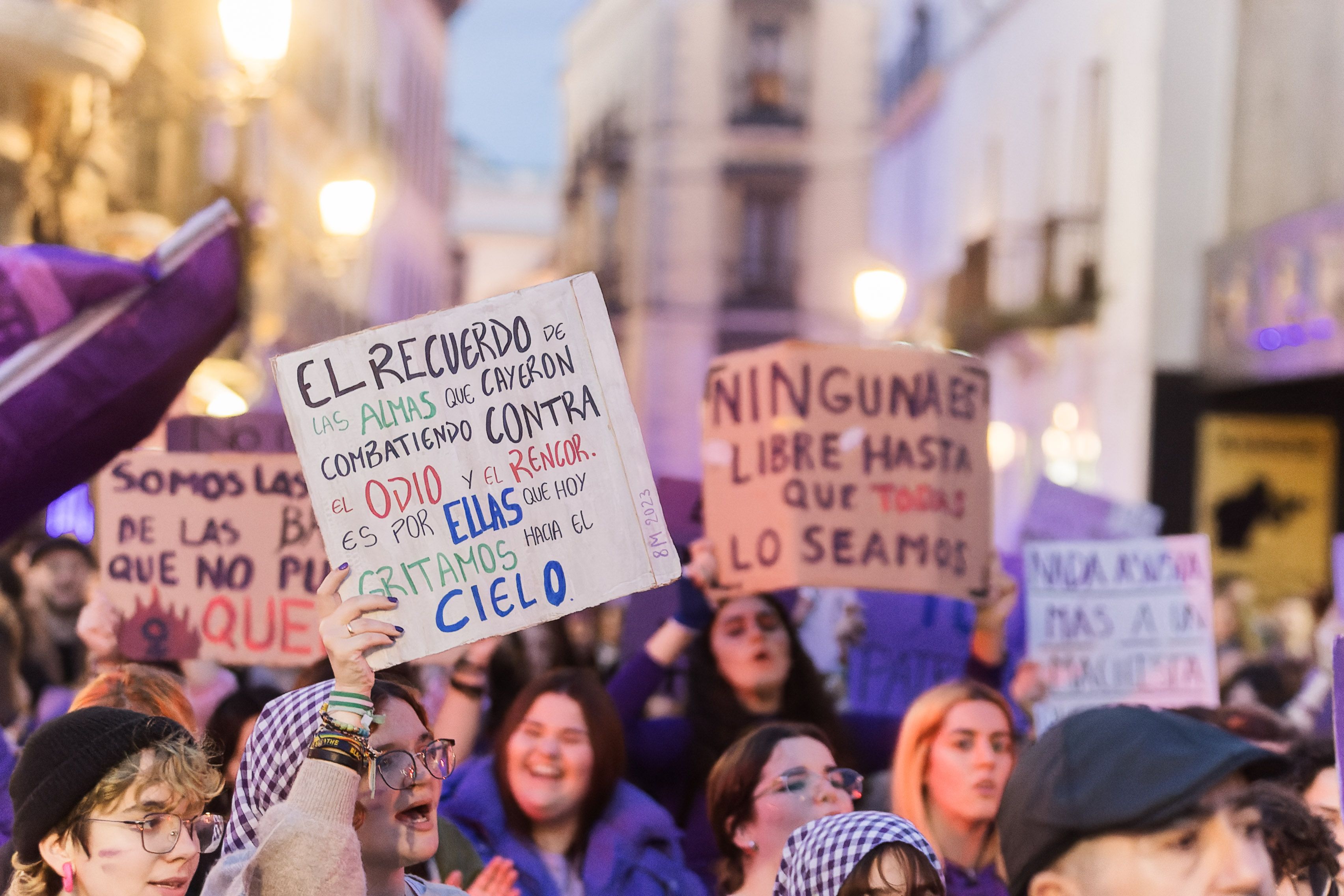 Manifestación por el 8M de Jerez