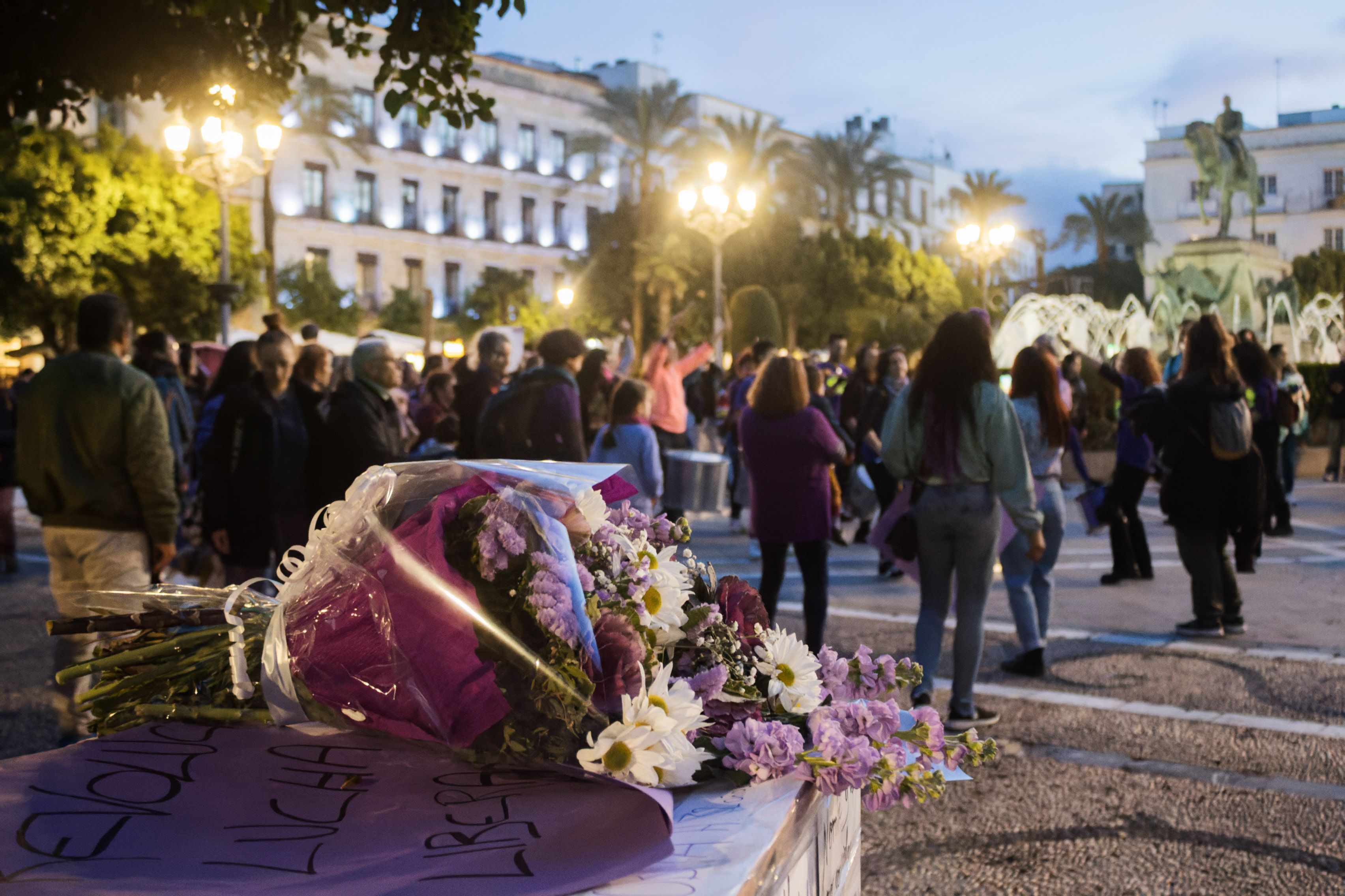 Manifestación por el 8M de Jerez
