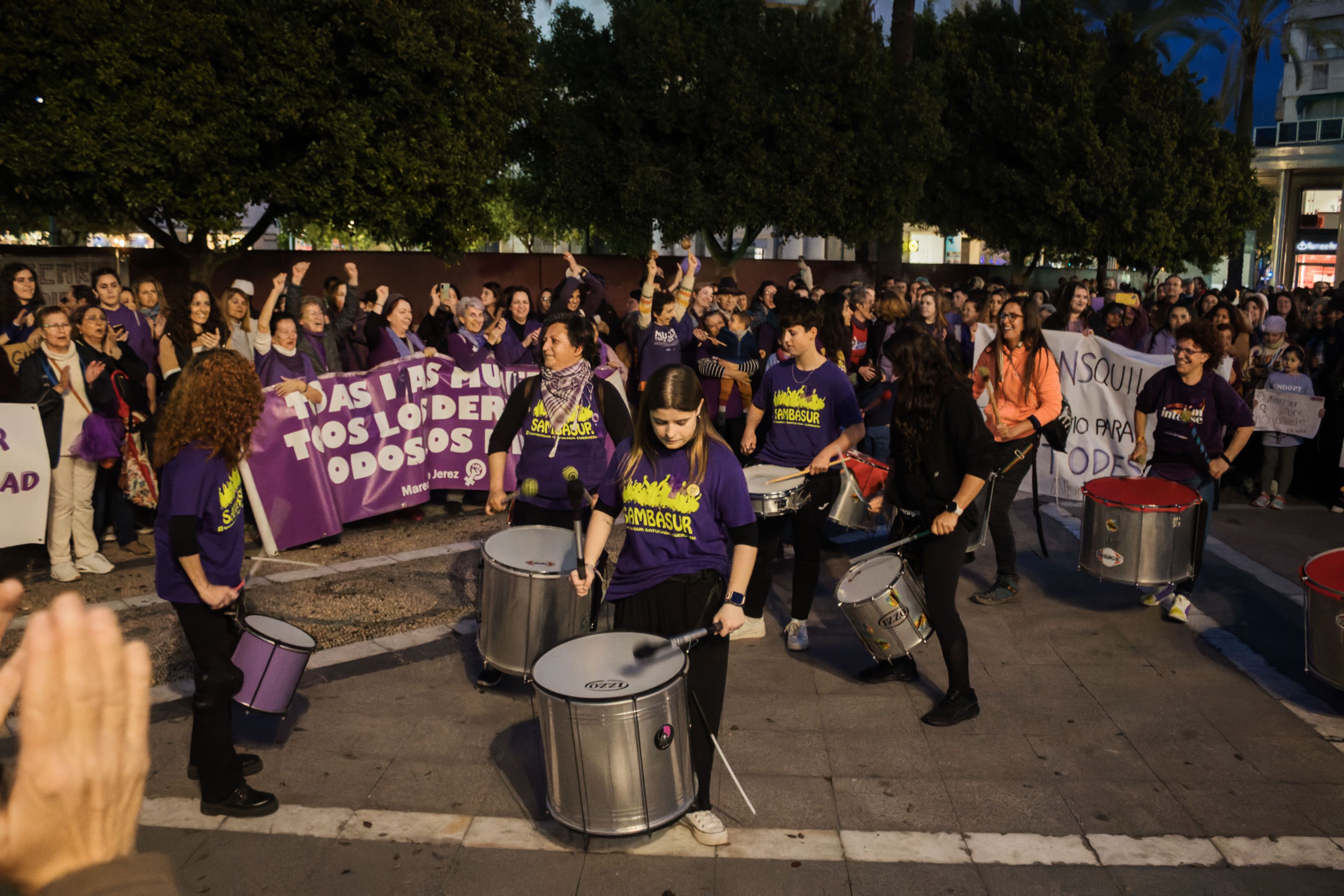 Manifestación por el 8M de Jerez