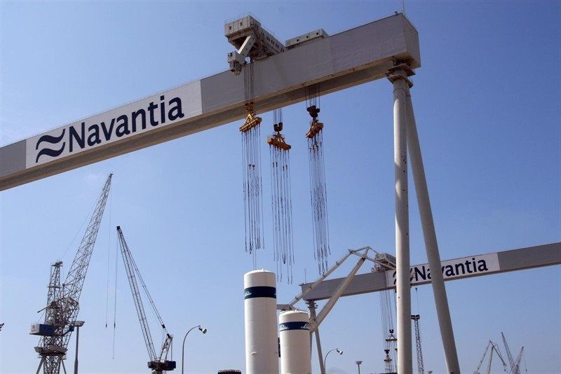 Astilleros de Navantia, en San Fernando. Astilleros de Navantia, en San Fernando.