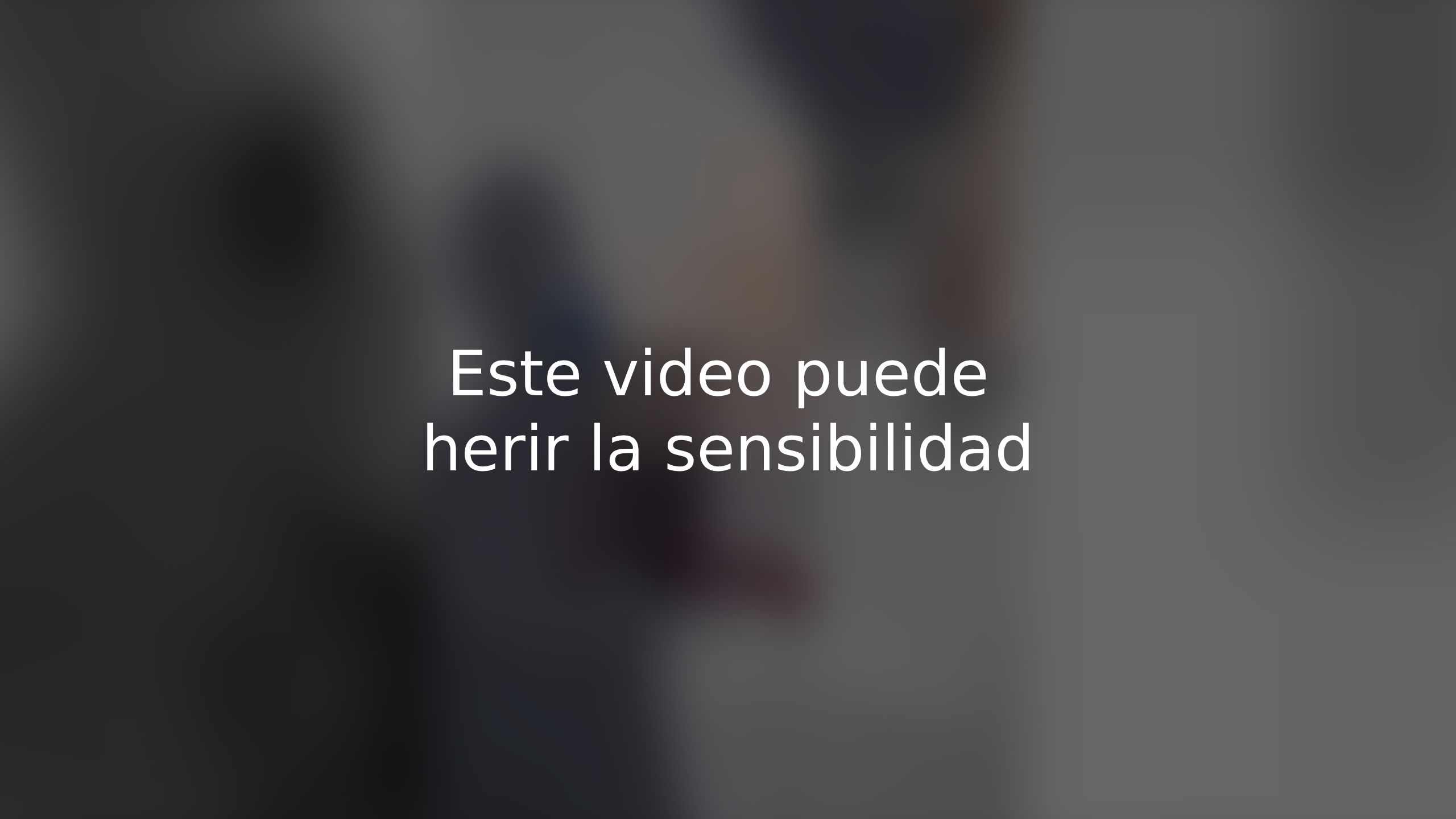 Un vídeo no apto para personas sensibles. Un vídeo no apto para personas sensibles.