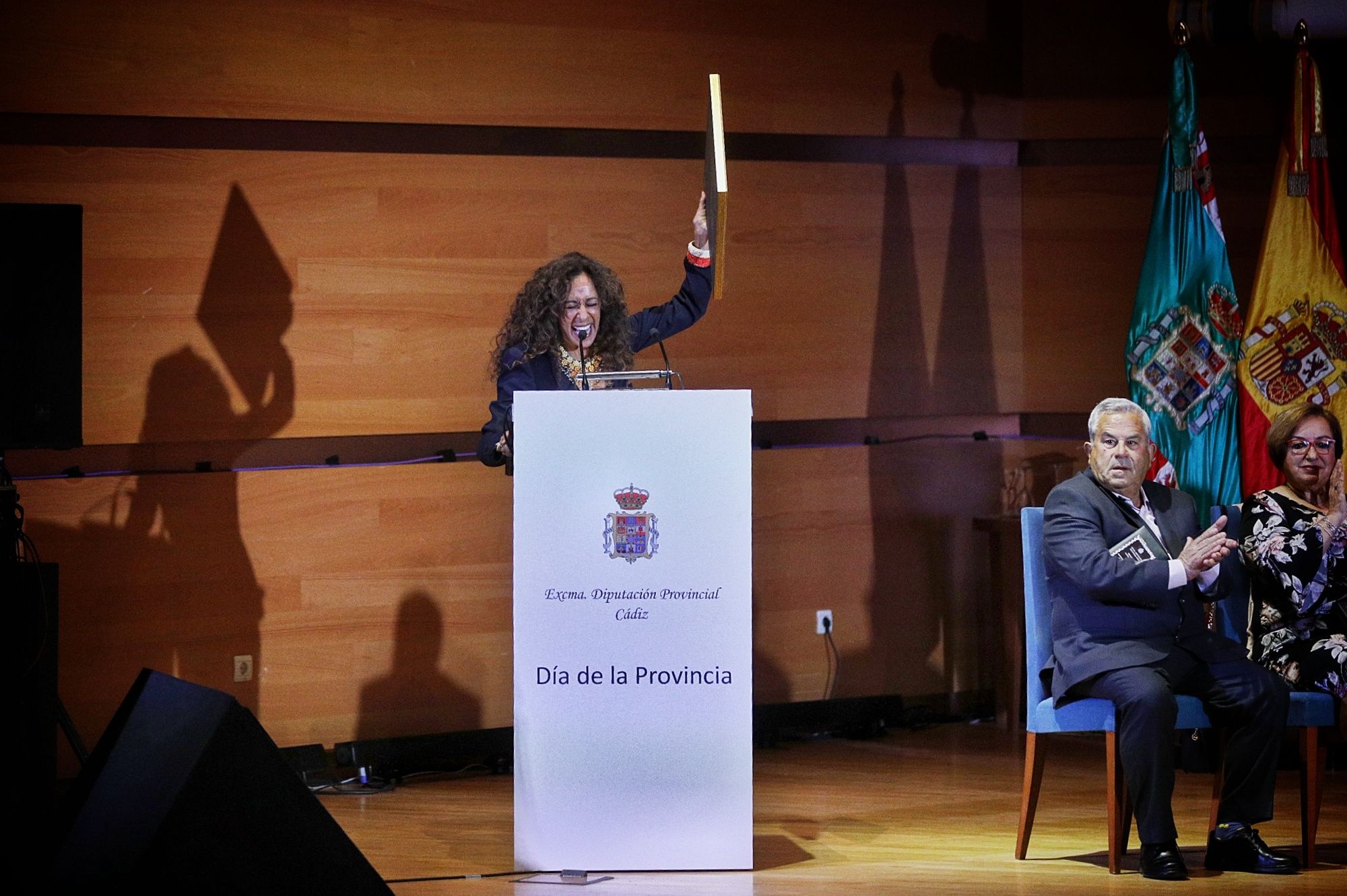 Rosario Flores durante su intervención.