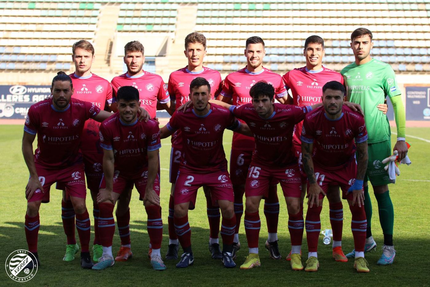 La formación del Xerez DFC en su último partido frente al Poli Ejido. La formación del Xerez DFC en su último partido frente al Poli Ejido.